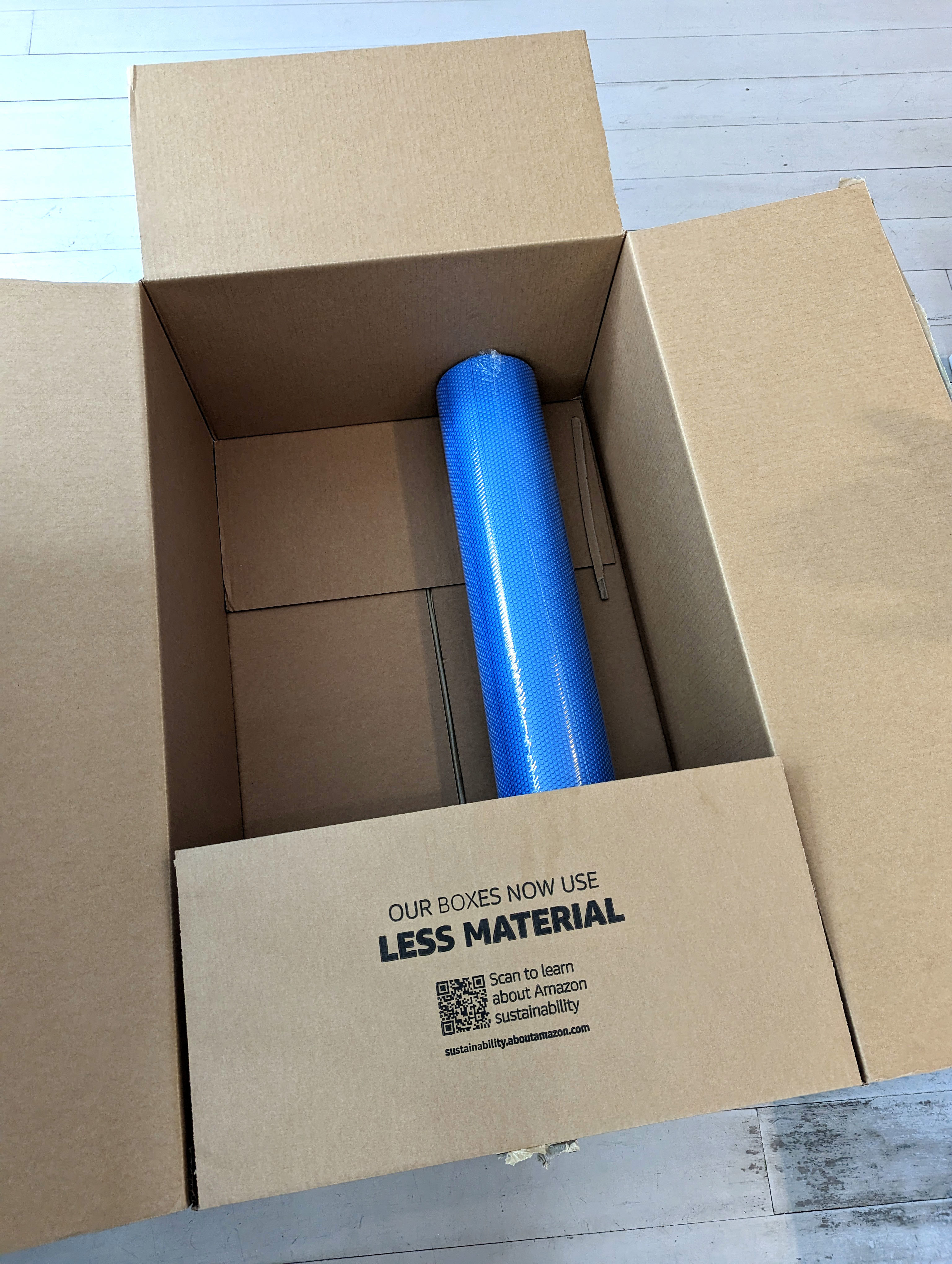 An Amazon package.