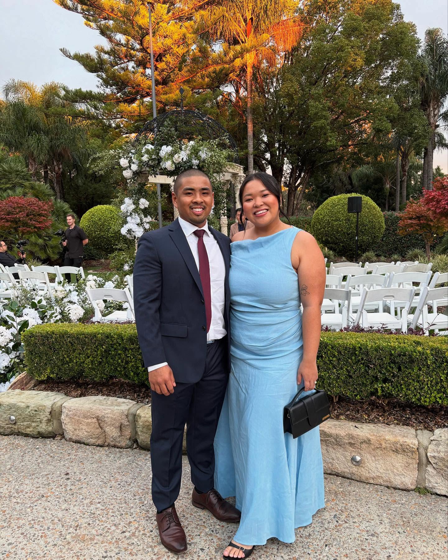 Linh Hoang and fiance