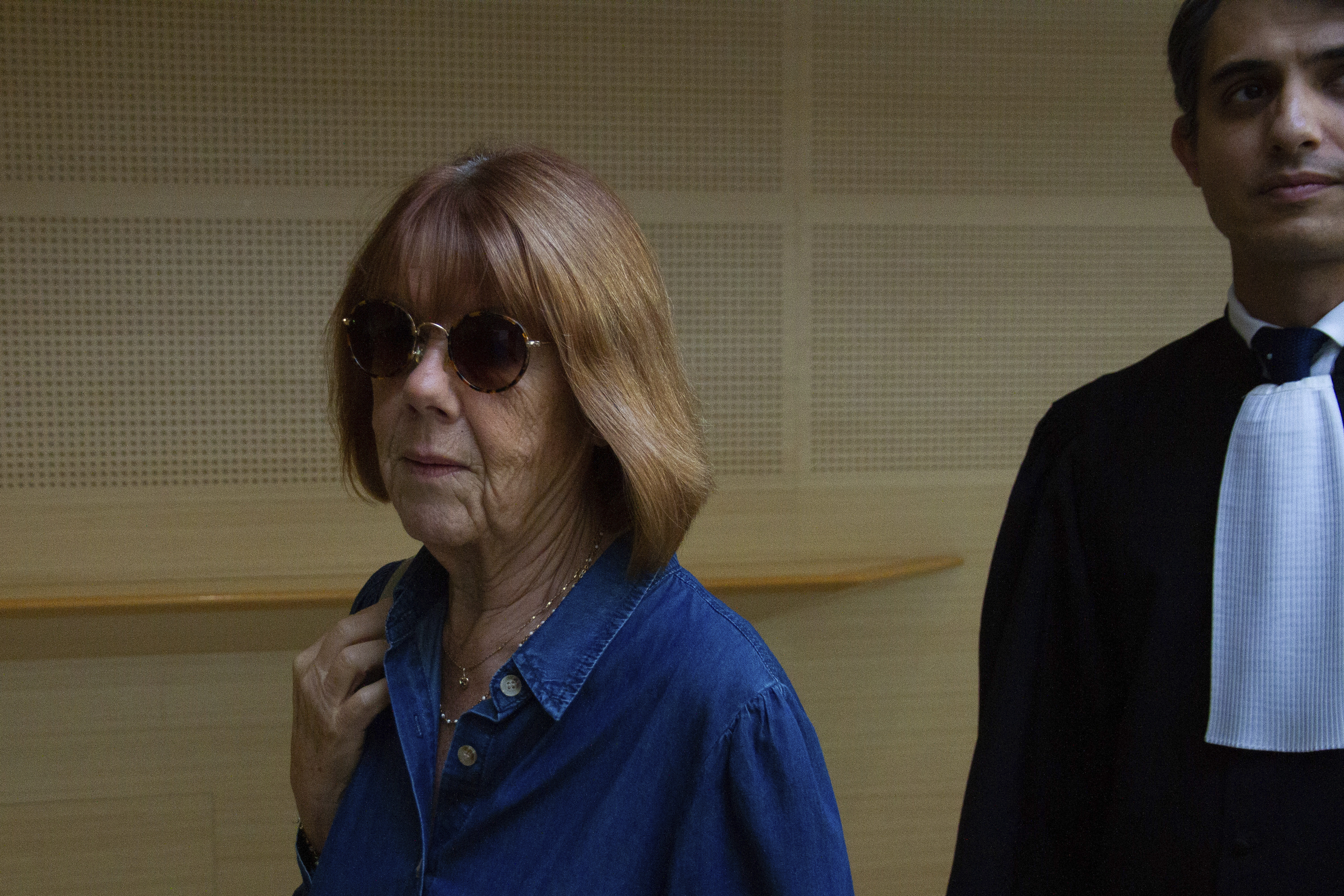 Gisèle Pelicot arrives at the Avignon court house in southern France on Wednesday, September 18.