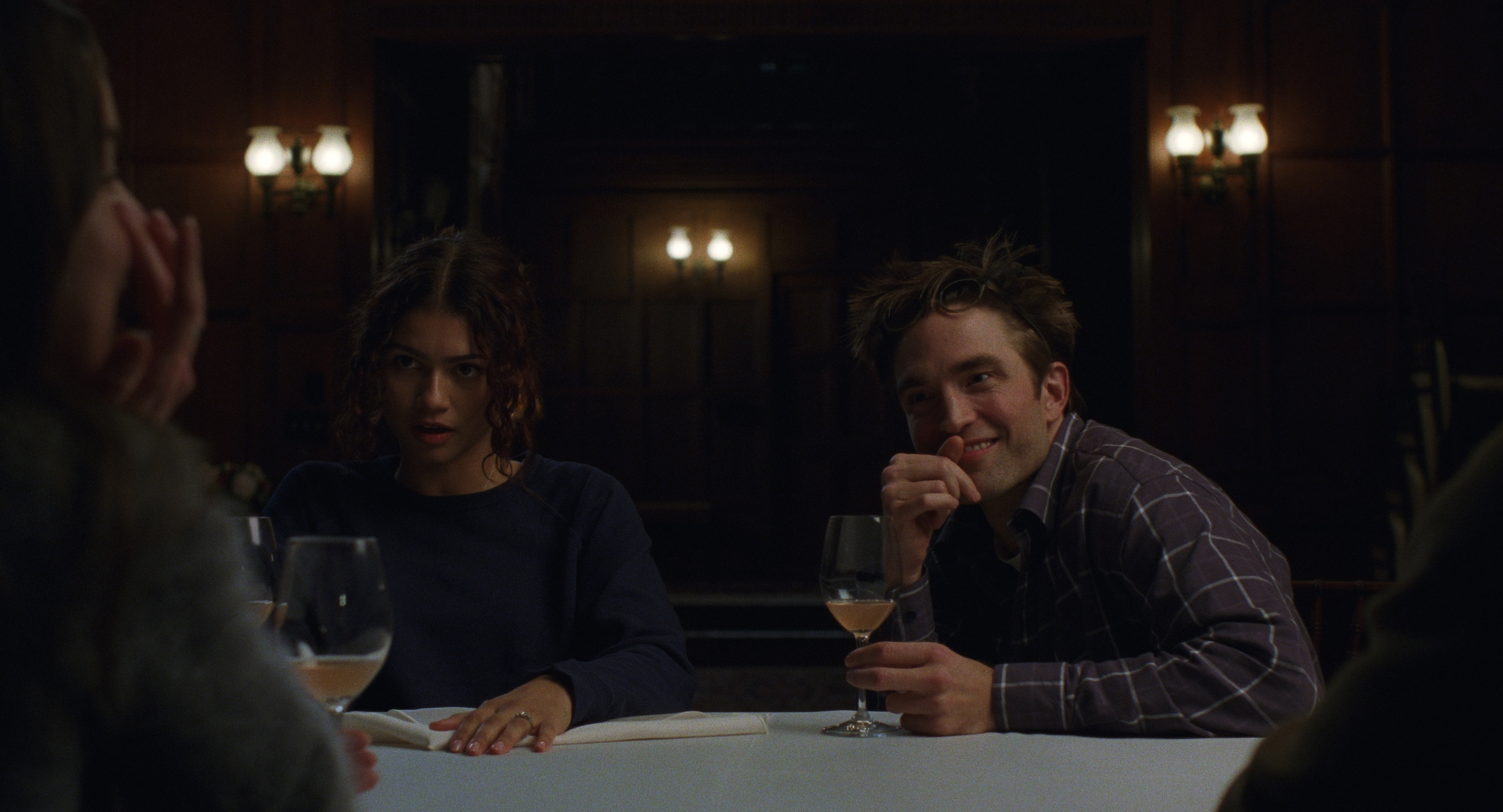 Zendaya and Robert Pattinson in The Drama