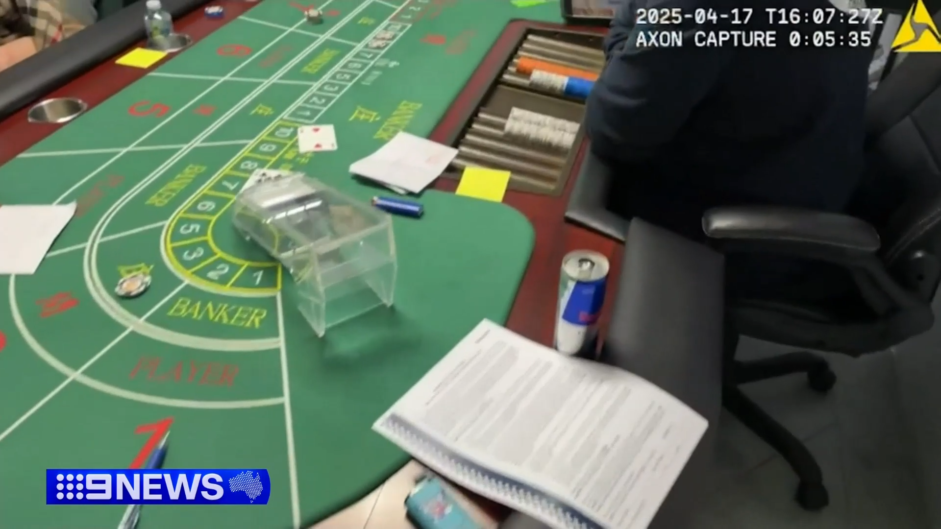 Alleged illegal gambling den raided in Perth