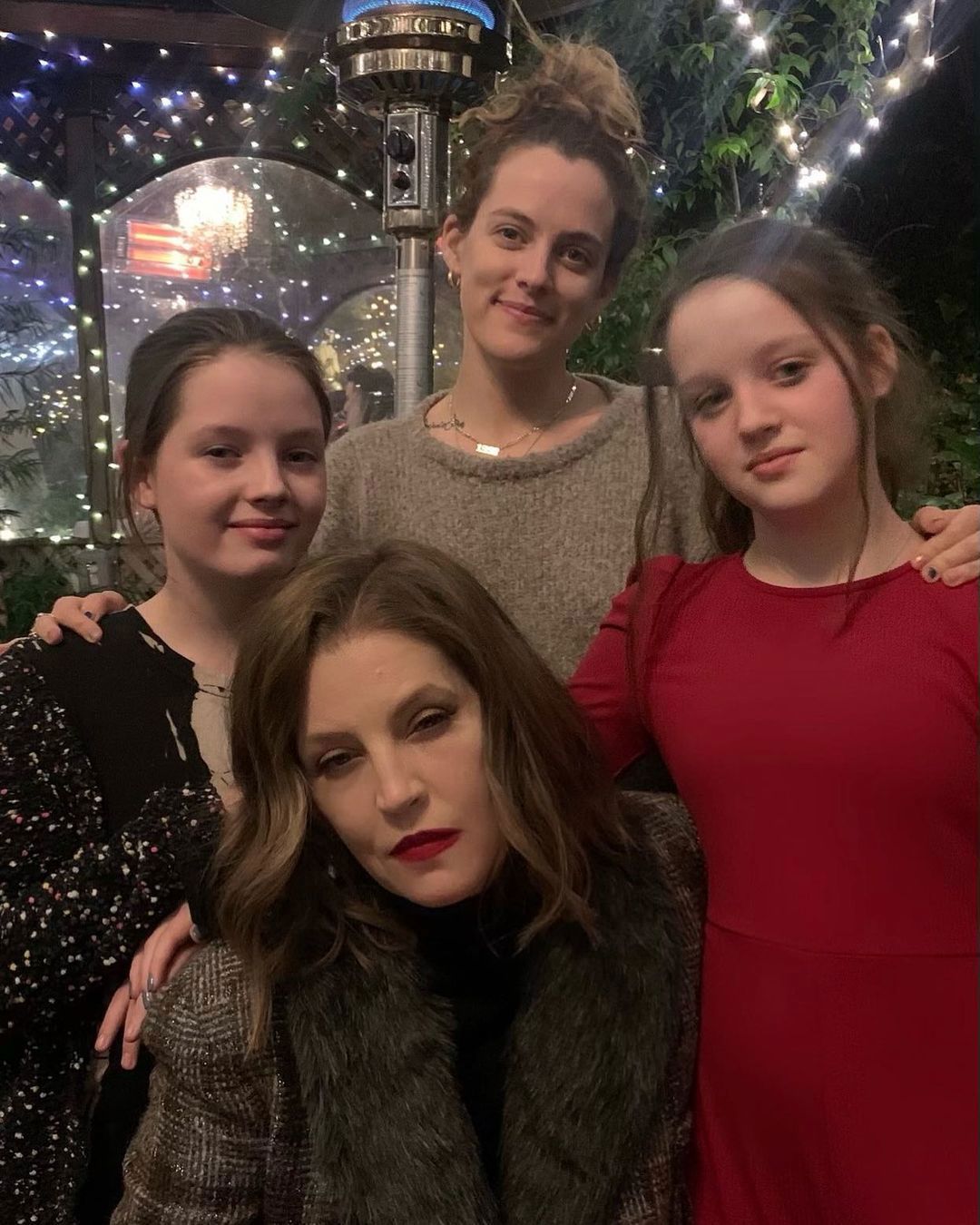 Lisa Marie Presley, Riley Keough, Harper Lockwood, Finley Lockwood