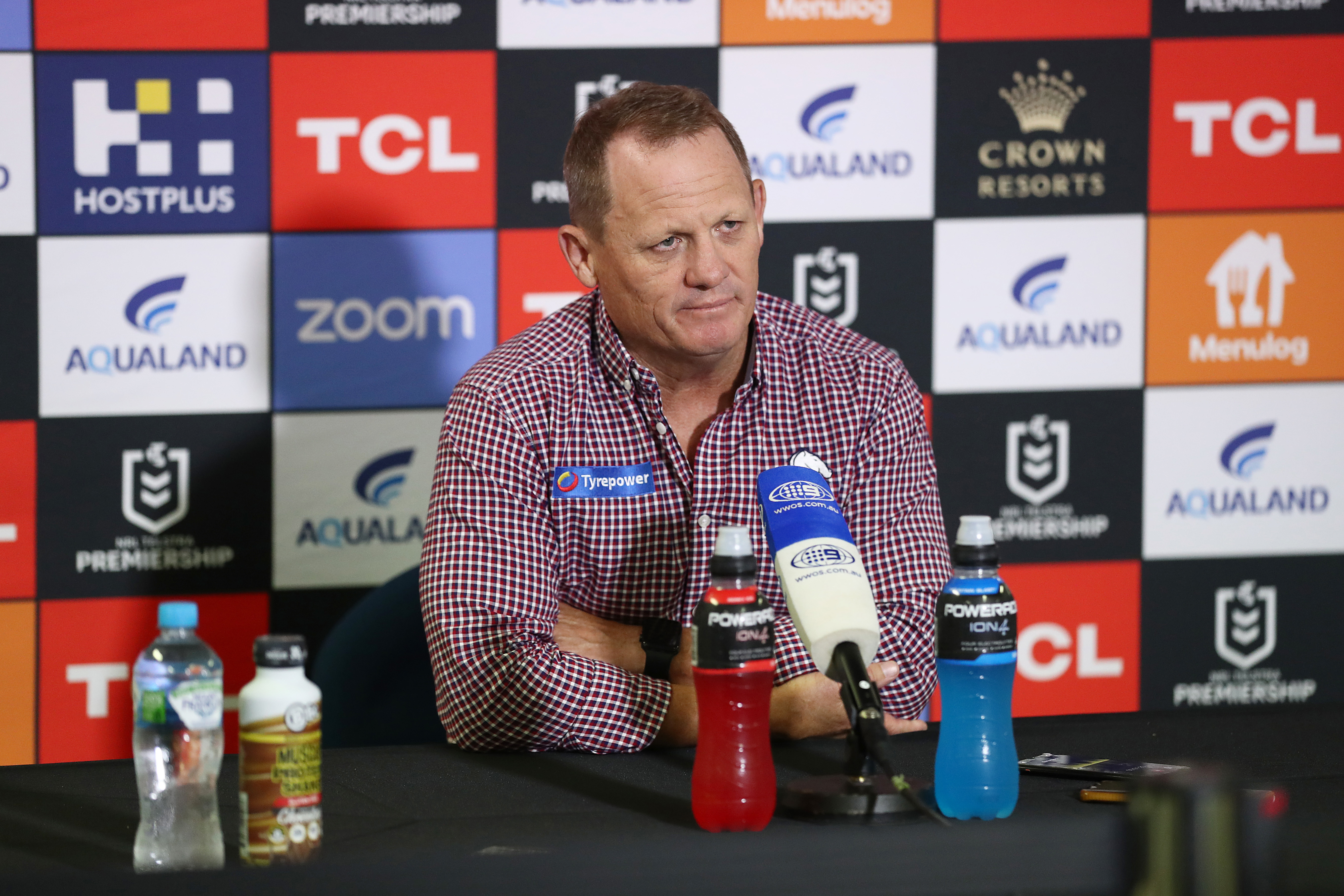 Broncos coach Kevin Walters.