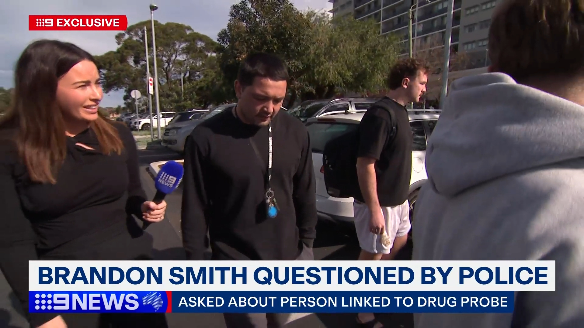 Brandon Smith is interviewed by 9News.