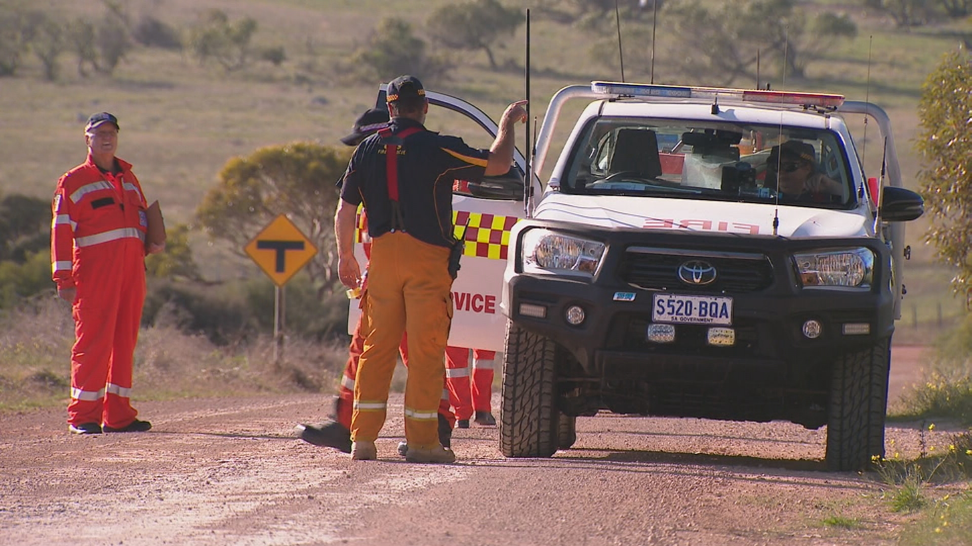 Her husband offered "a huge thanks" to the emergency services who had found his wife.