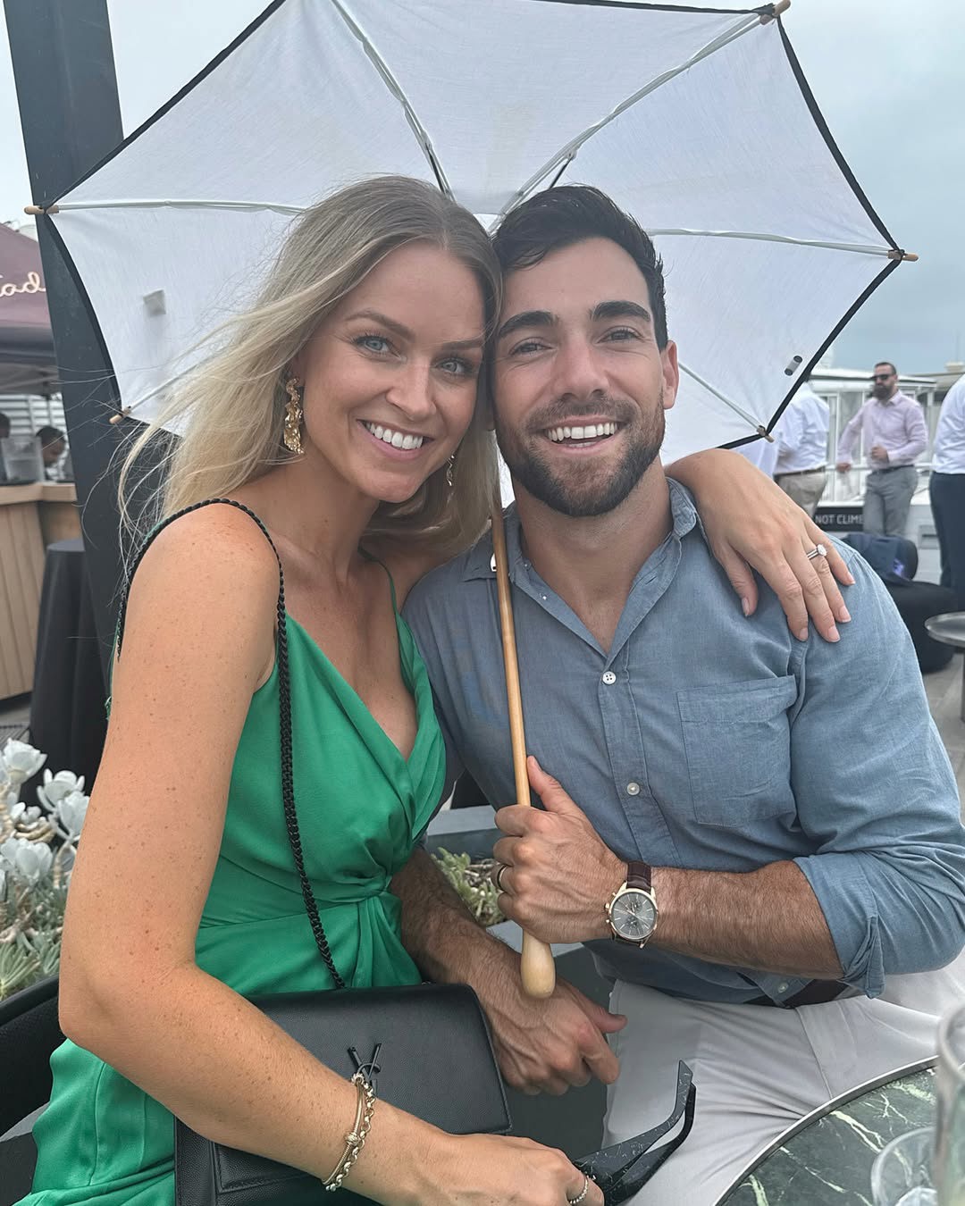Renae Ayris and husband Andrew Papadopoulos