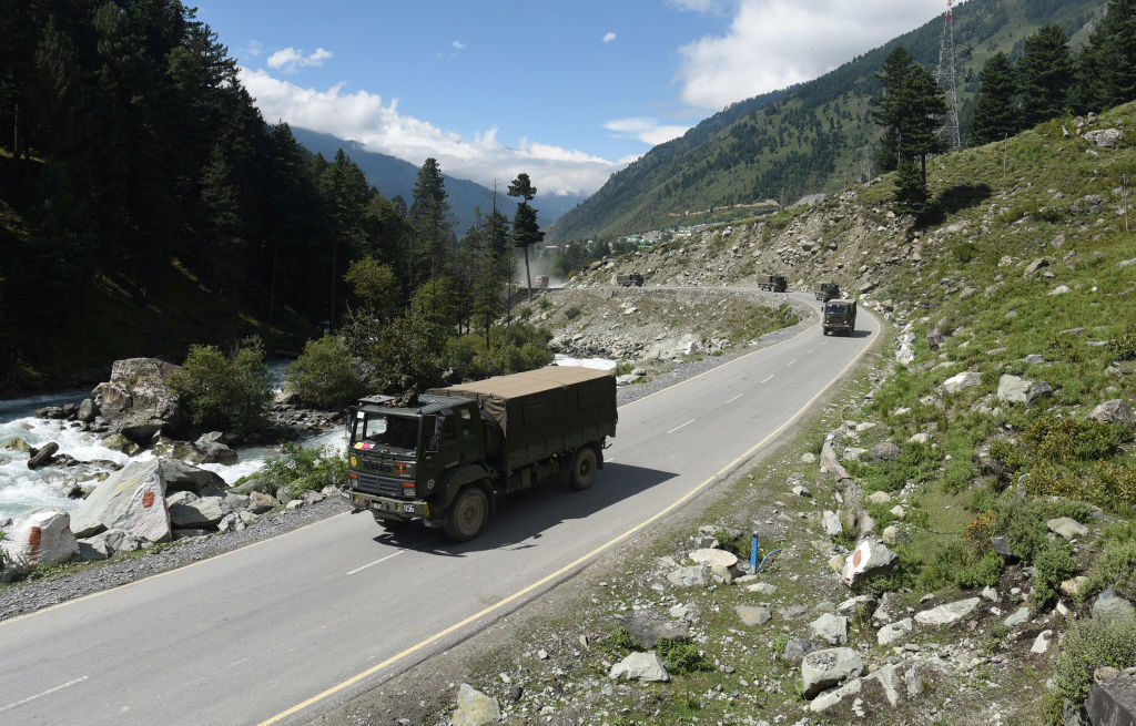 The Srinagar-Leh highway has been closed for the civilians in view of the fresh  military movements by the Chinese troops.