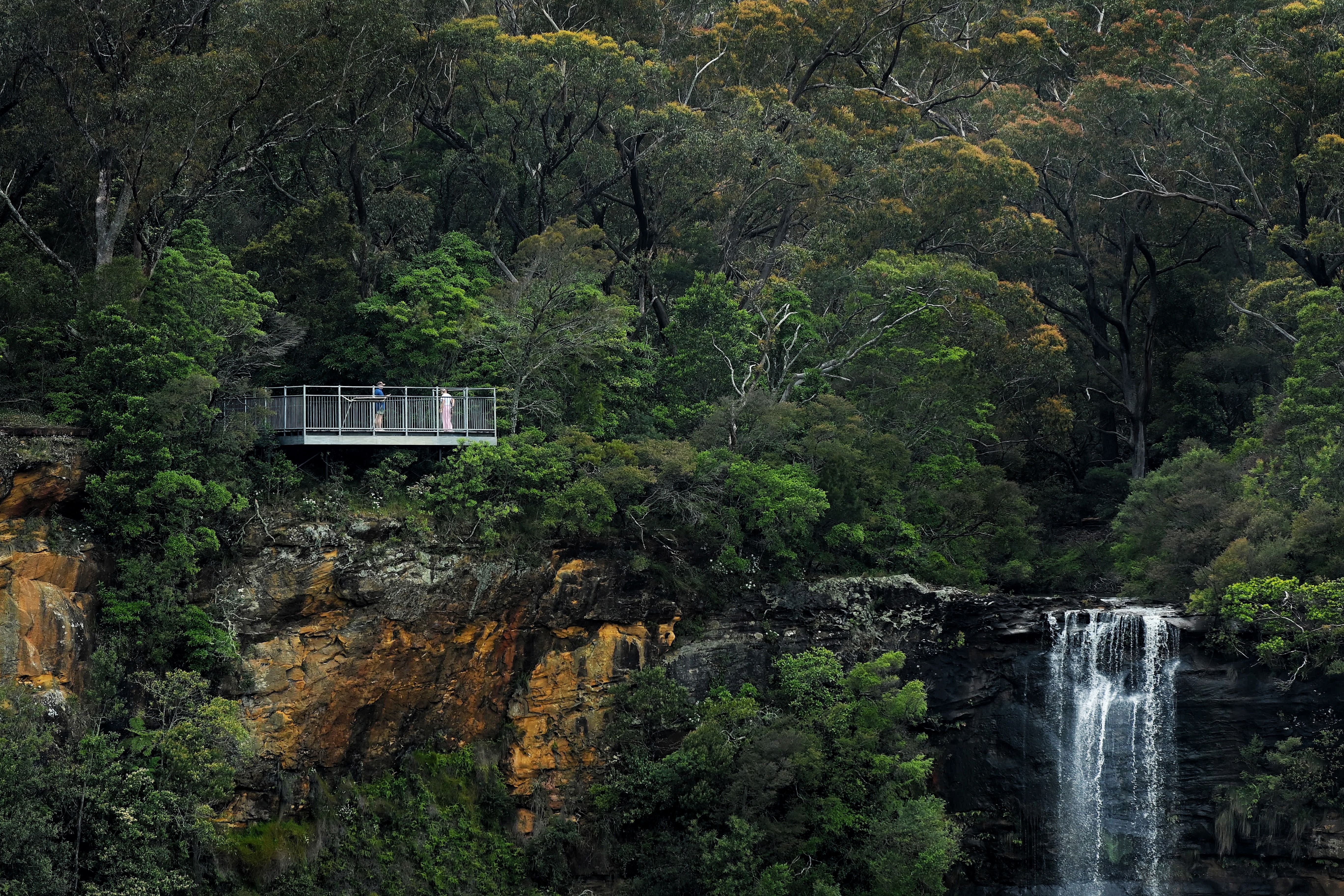 The Fitzroy Falls and Yarrunga Valley in Morton National Park. NSW.