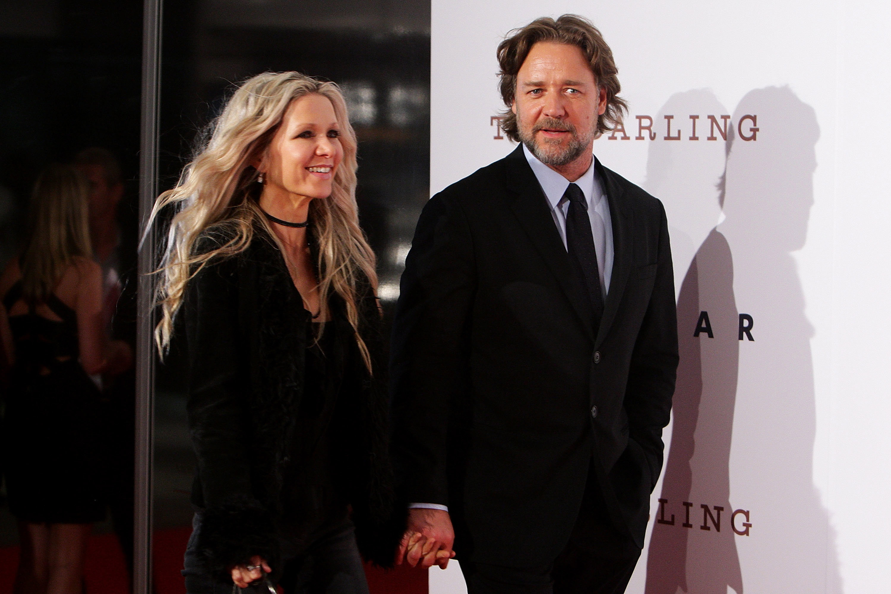 Russell Crowe Danielle Spencer on October 25, 2011 in Sydney, Australia.