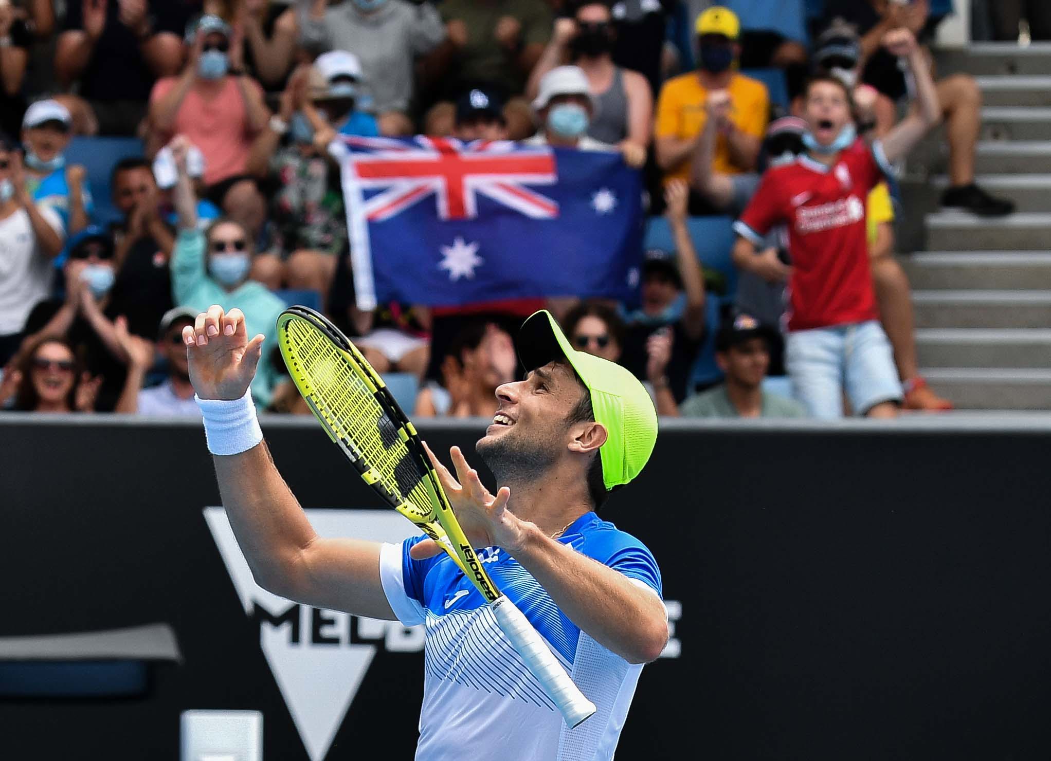 Australian Open 2022 Tennis Aleksandar Vukic wins first maindraw match