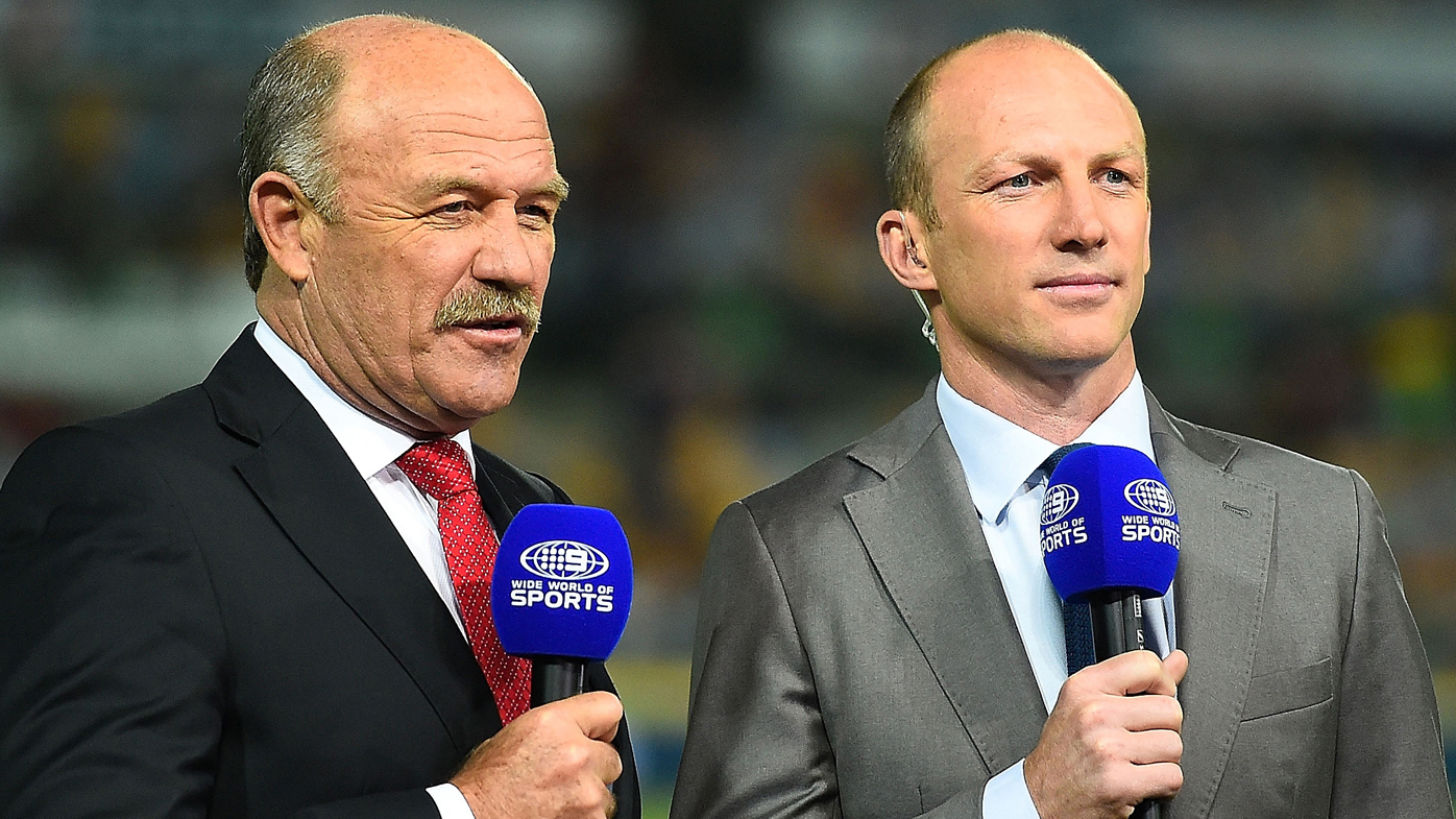 Wally Lewis and Darren Lockyer