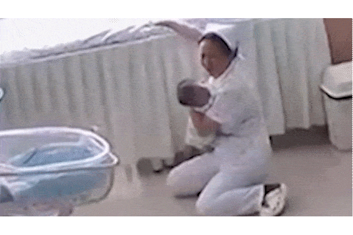 Nurses shield newborns from earthquake tremors in maternity hospital