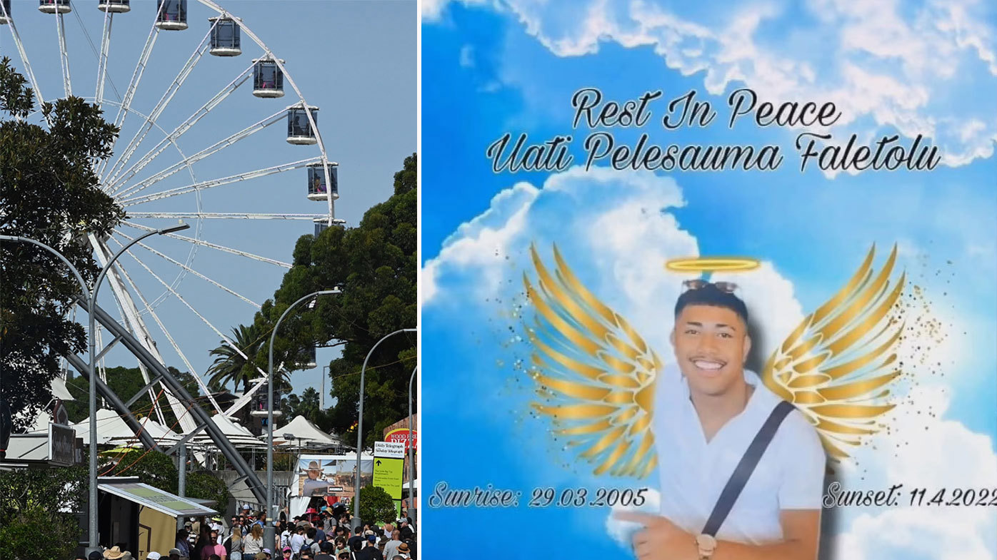 Uati "Pele" Faletolu Easter Show stabbing funeral