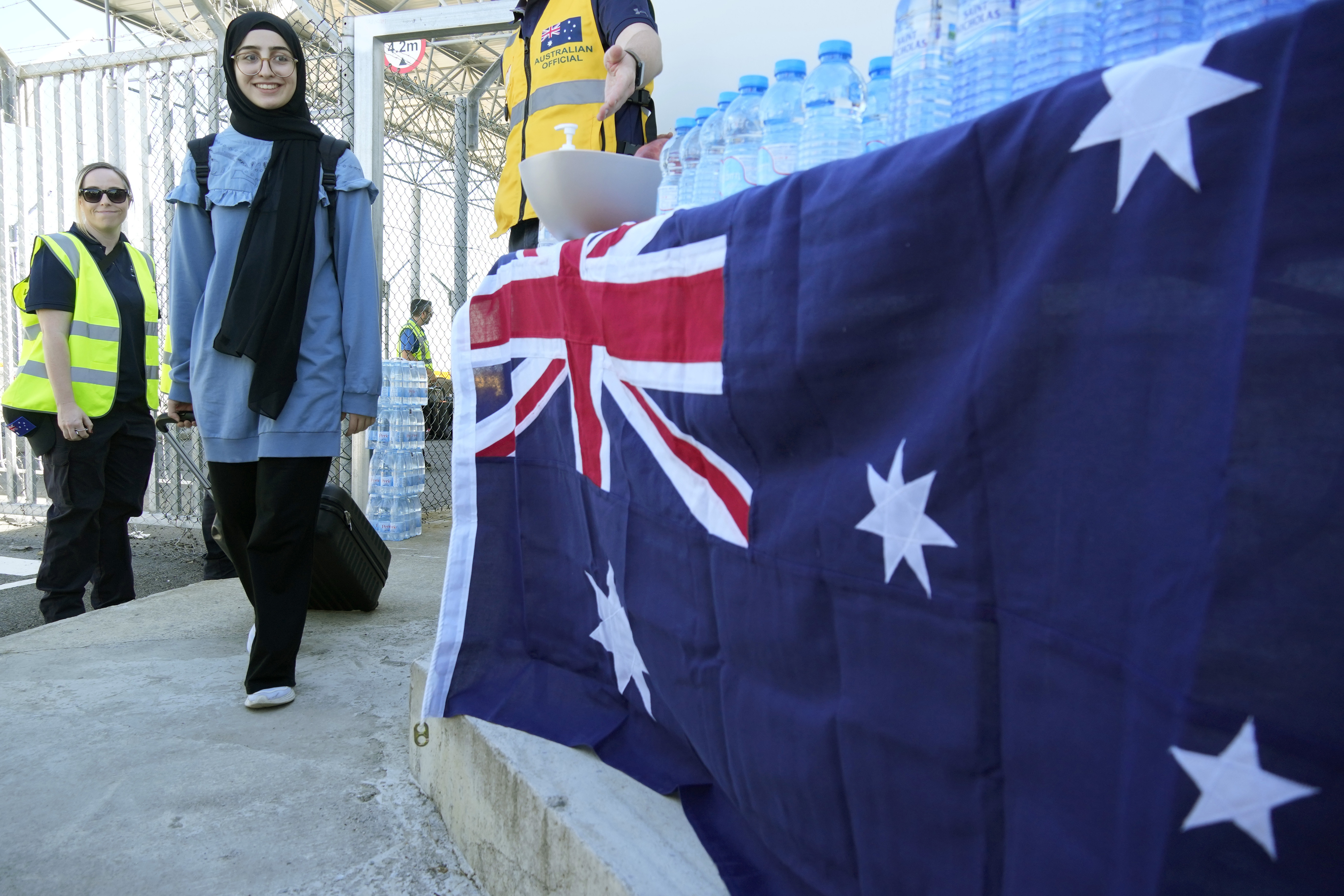 First flight of Aussies arrive in Cyprus from Lebanon