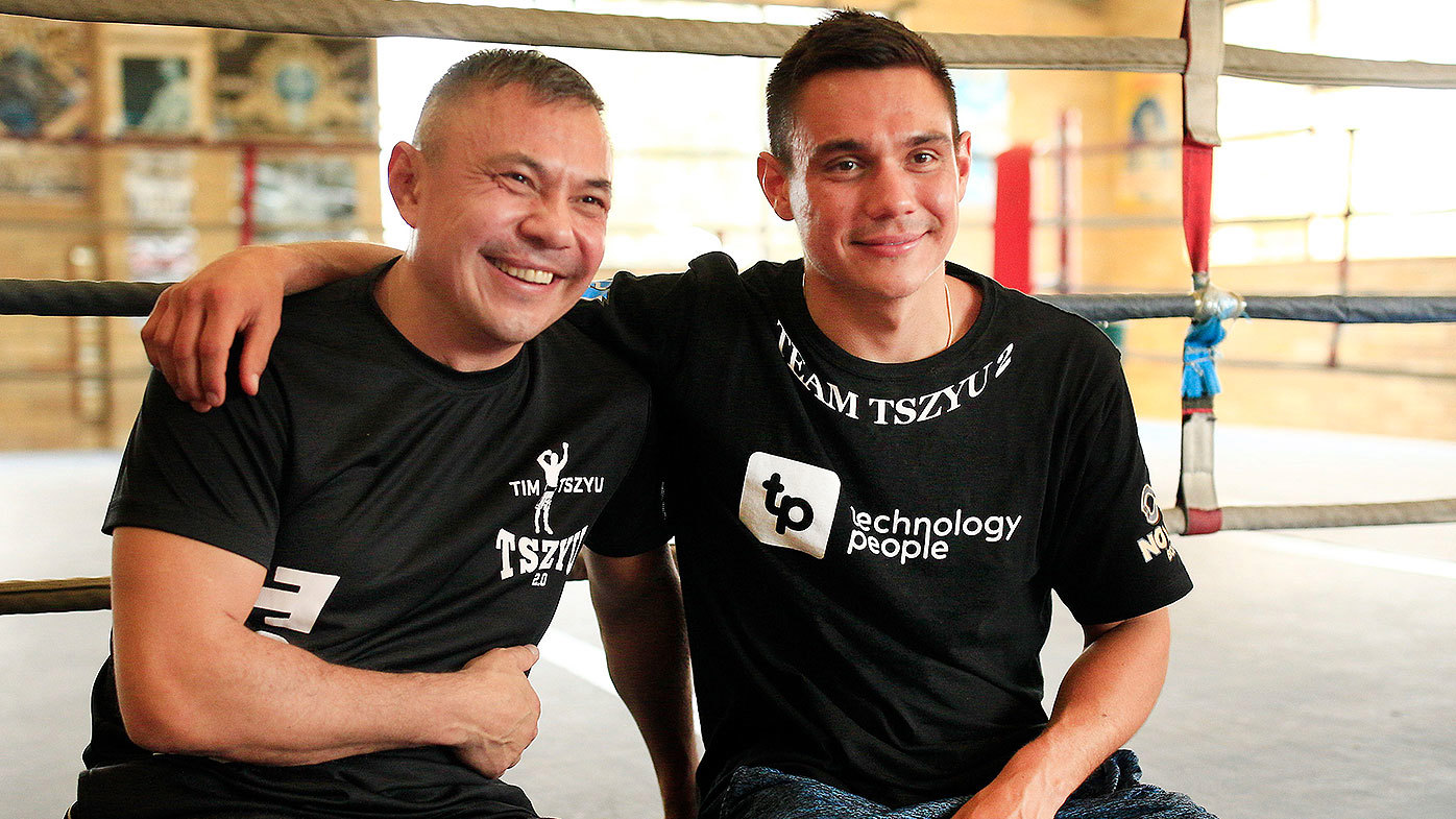  Kostya Tszyu with son Tim Tszyu