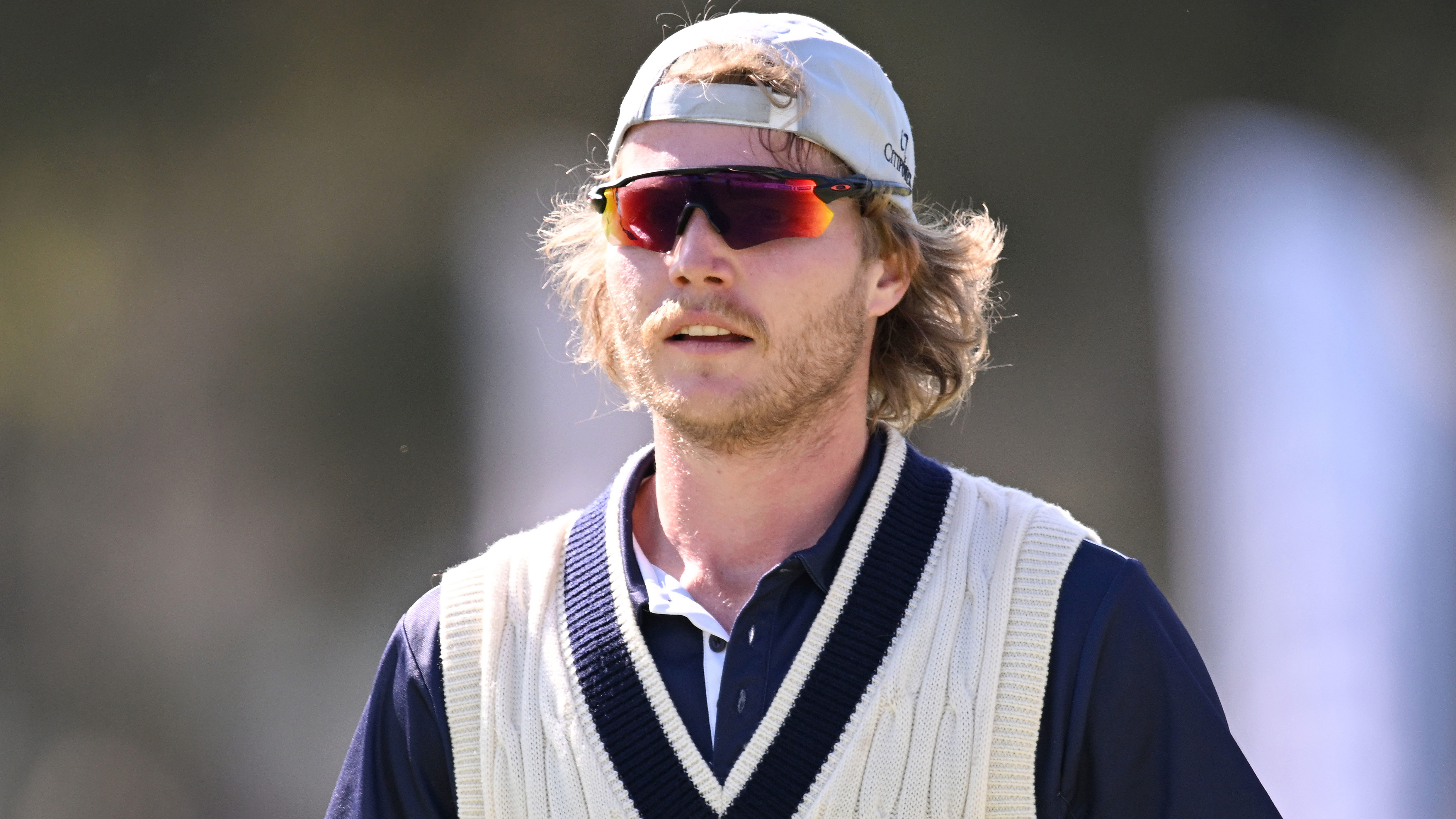 Will Pucovski of Victoria warms up during the Sheffield Shield match between Victoria and Western Australia  on October 19.