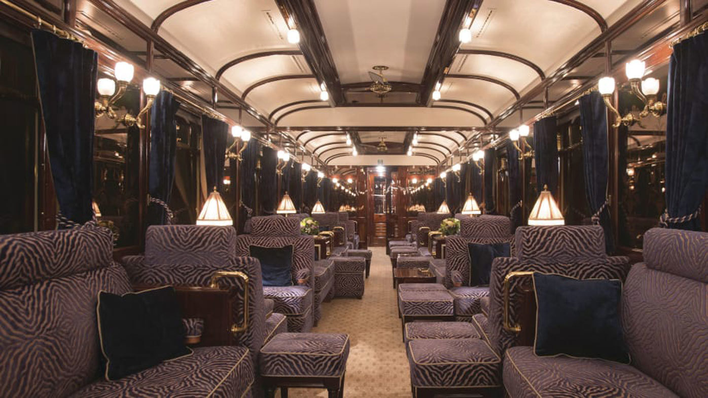 Venice Simplon Orient Express carriage, cabin interior, washbasin