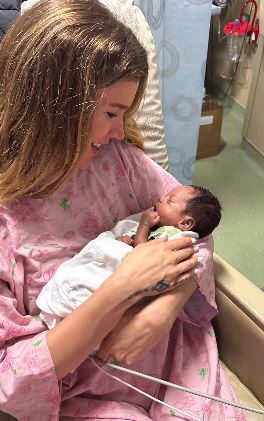 Joss Stone with her son Bear