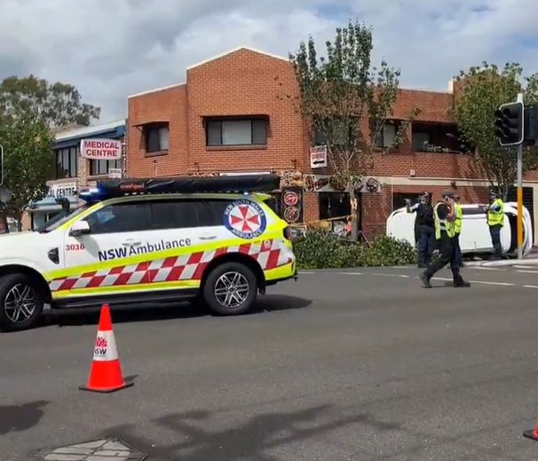 Three men fight for life after being hit by car outside restaurant in Sydney