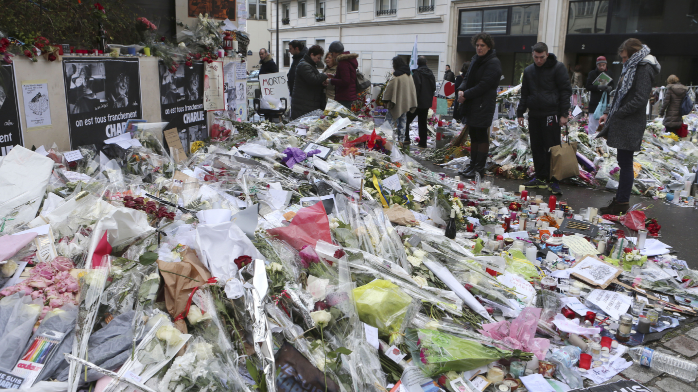 Charlie Hebdo headquarters in Paris