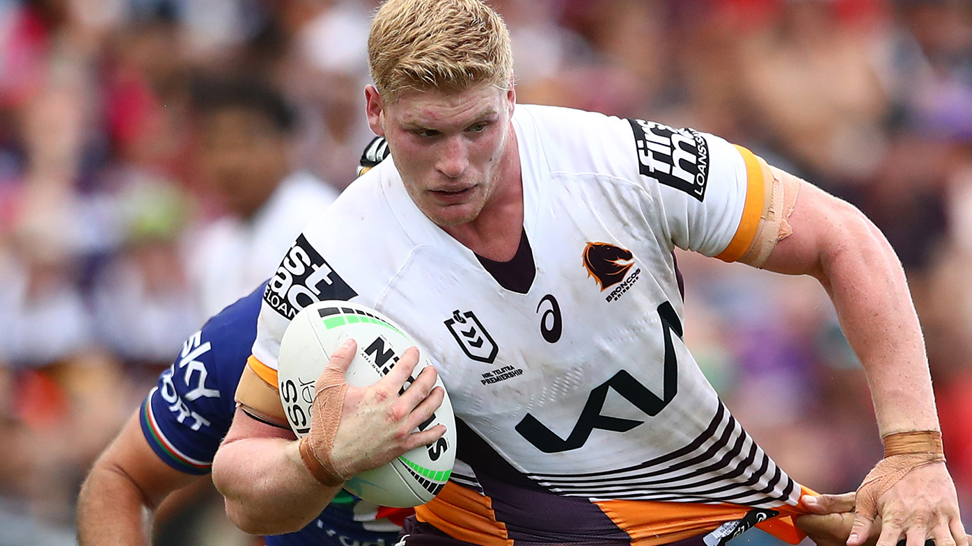 Brisbane's Tom Flegler was placed on report four times in the loss to the Warriors.