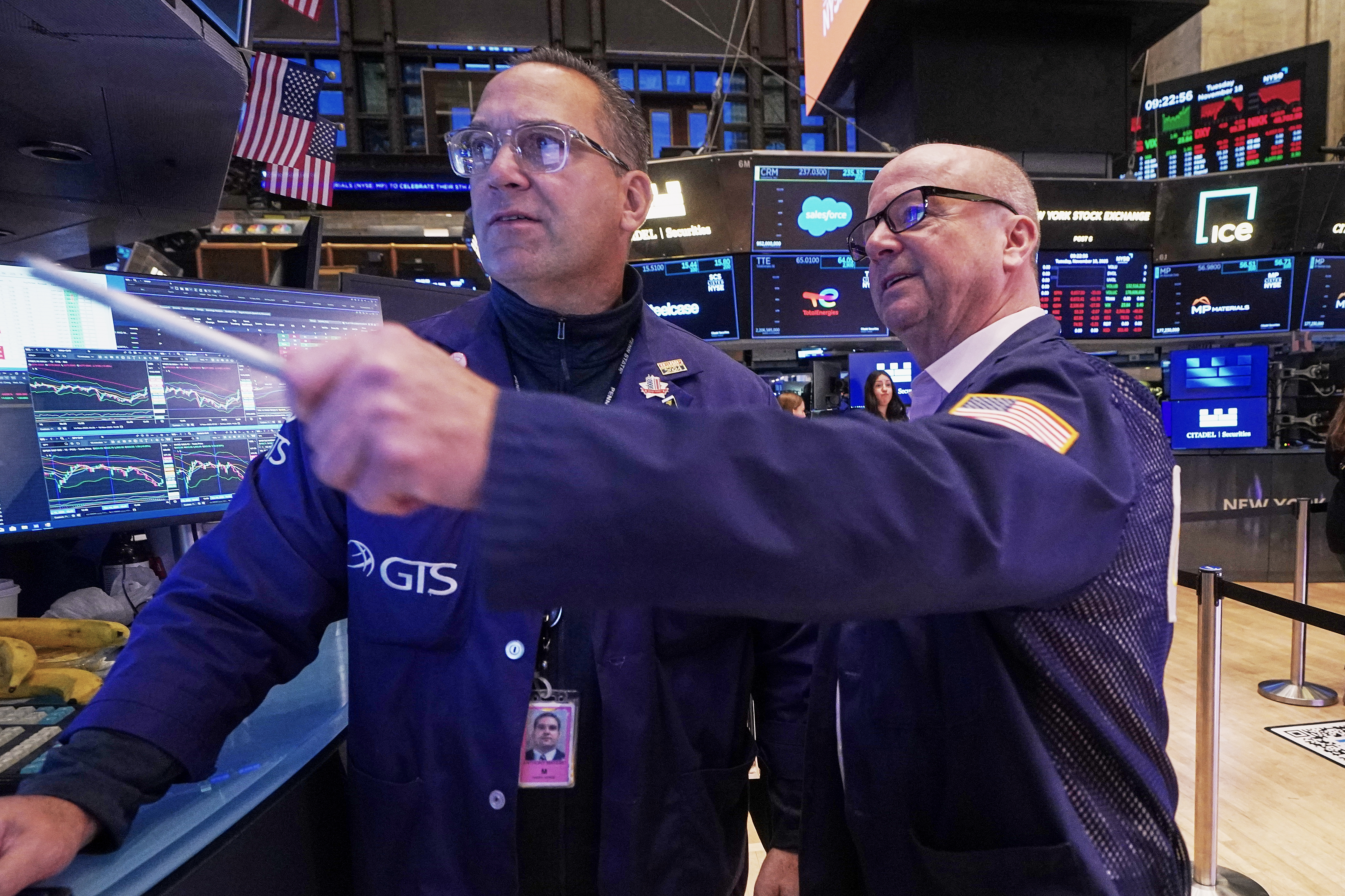 Stocks drop after another jarring day on Wall Street