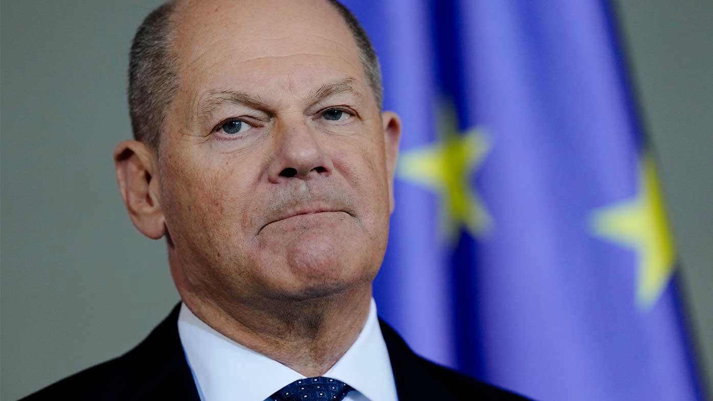 El canciller alemán Olaf Scholz dijo que violar las fronteras sería una violación de los valores occidentales.