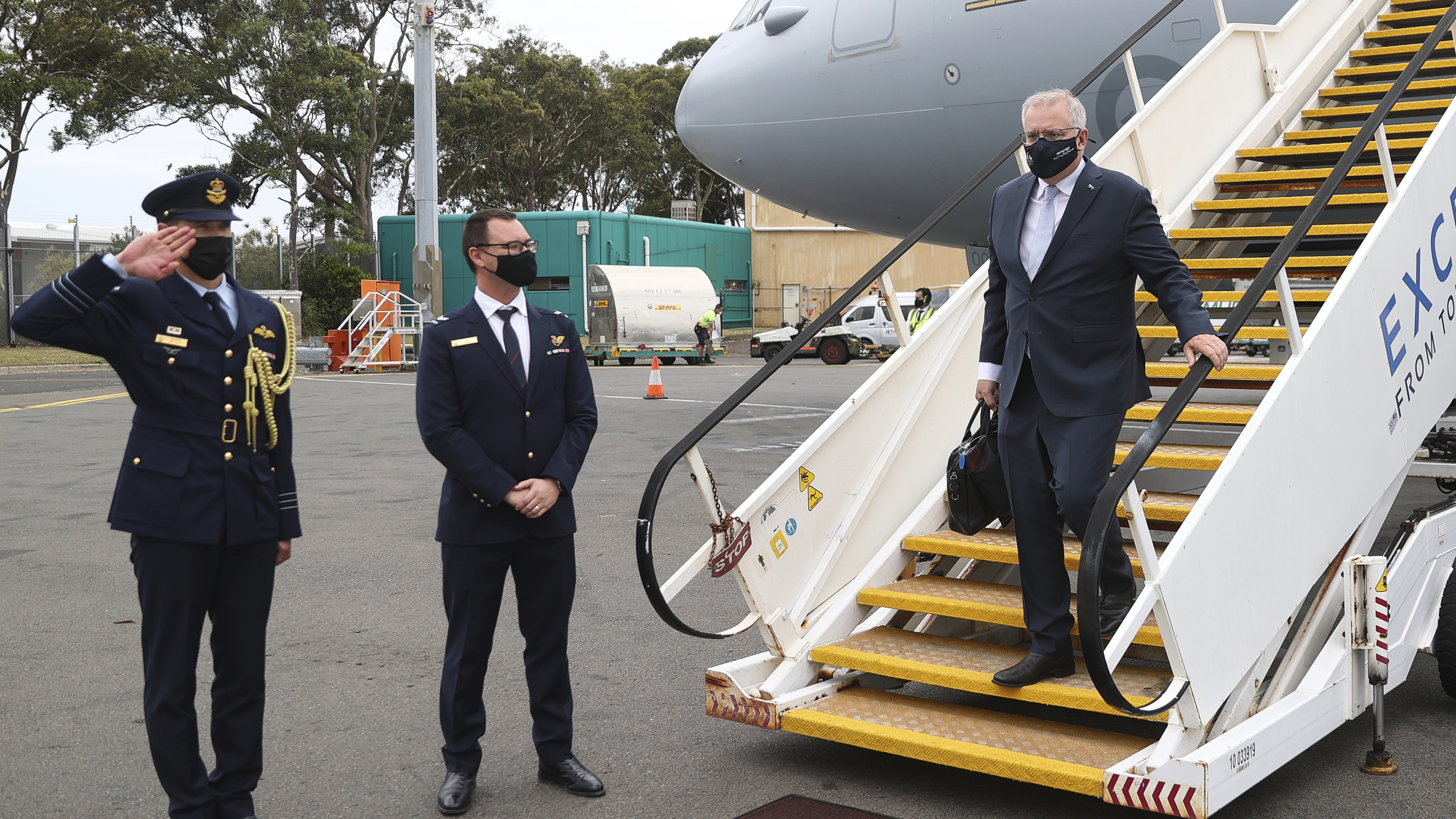 Prime Minister Scott Morrison arrives back in Sydney after his visit to the G20 Summit in Rome and COP26 in Glasgow.