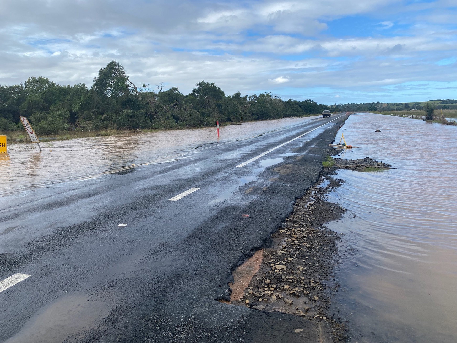 If motorists come across a flooded road "turn back and find another way around", Resilience NSW said.