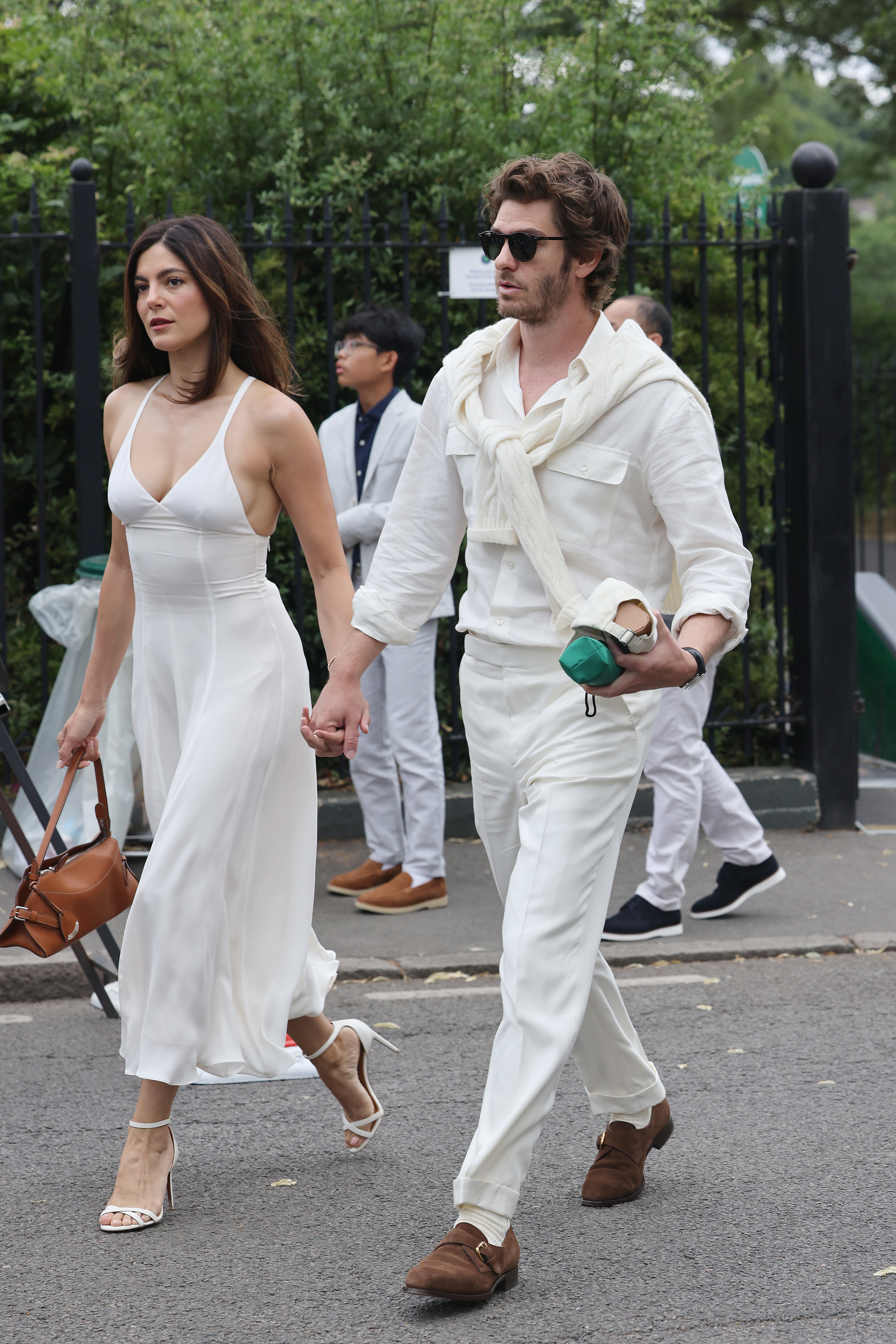 andrew garfield wimbledon hard launch new girlfriend monica barbaro
