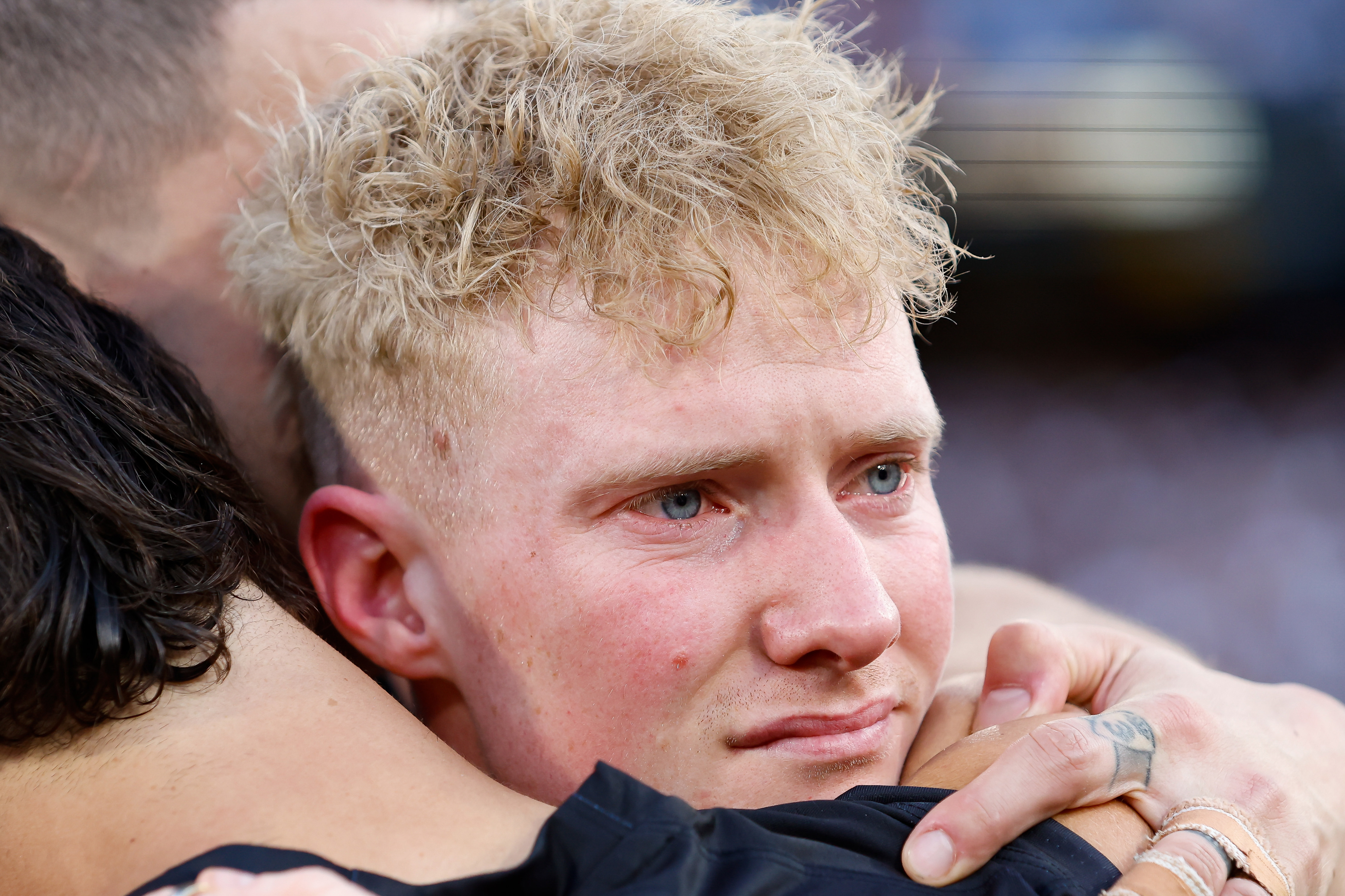 John Noble was emotional post game.