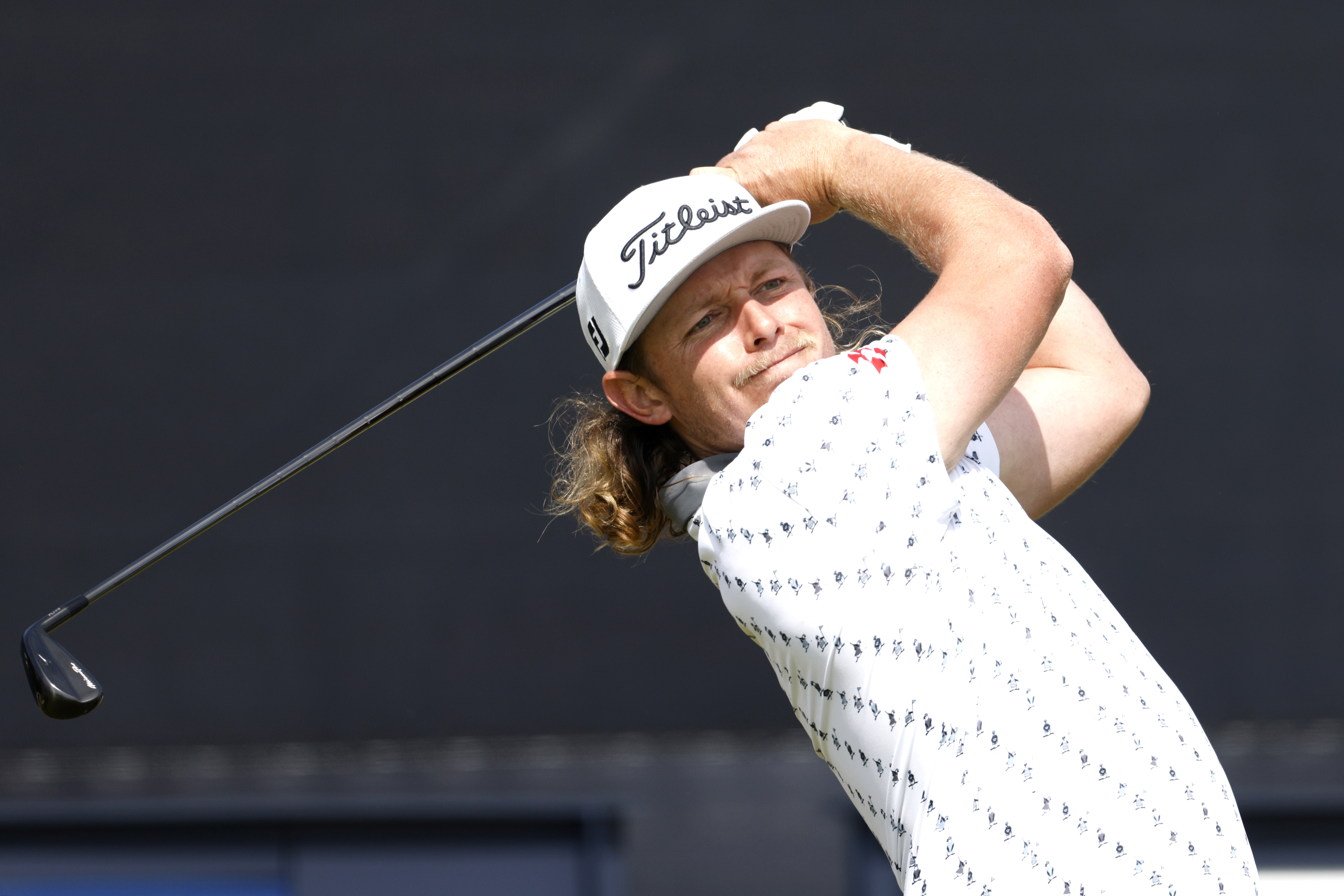 Australia's Cameron Smith tees off the 3rd during day two of The Open at Royal Liverpool, Wirral. Picture date: Friday July 21, 2023. (Photo by Richard Sellers/PA Images via Getty Images)