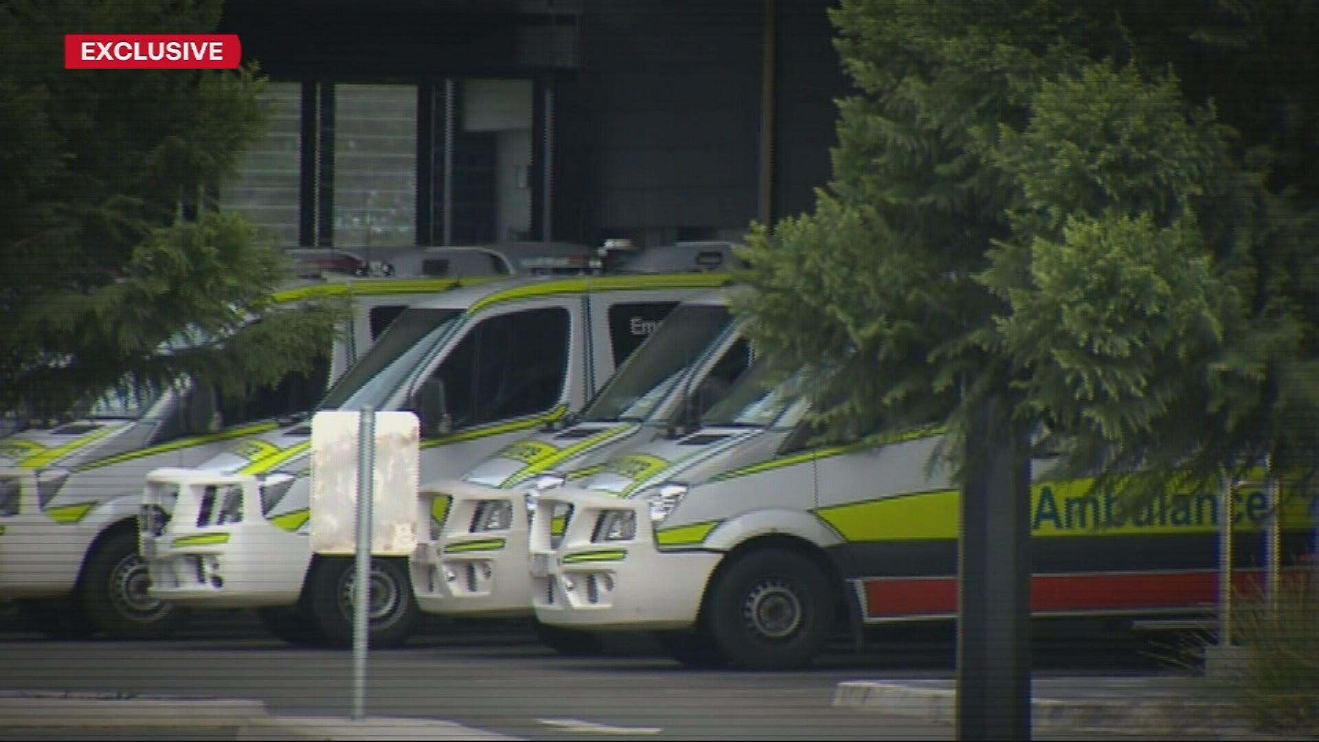 Queensland ambulance vehicles.