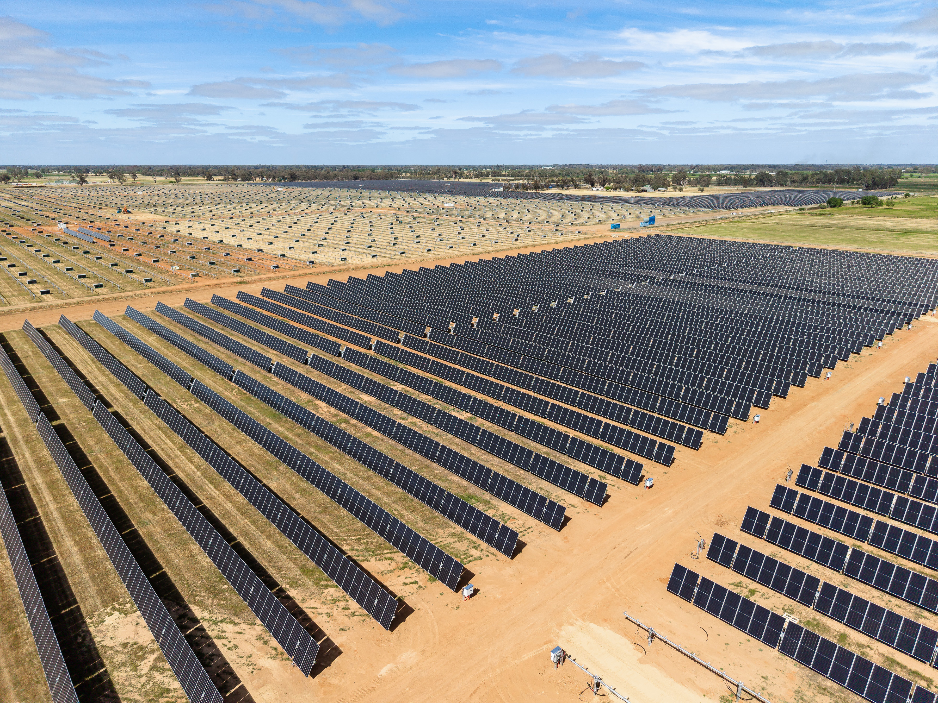 The plan begins with a new Solar farm currently under construction in Lancaster, Victoria.