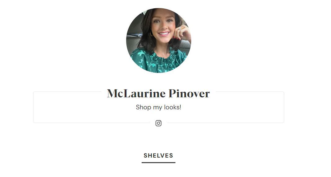 McLaurine Pinover Shopmy Página