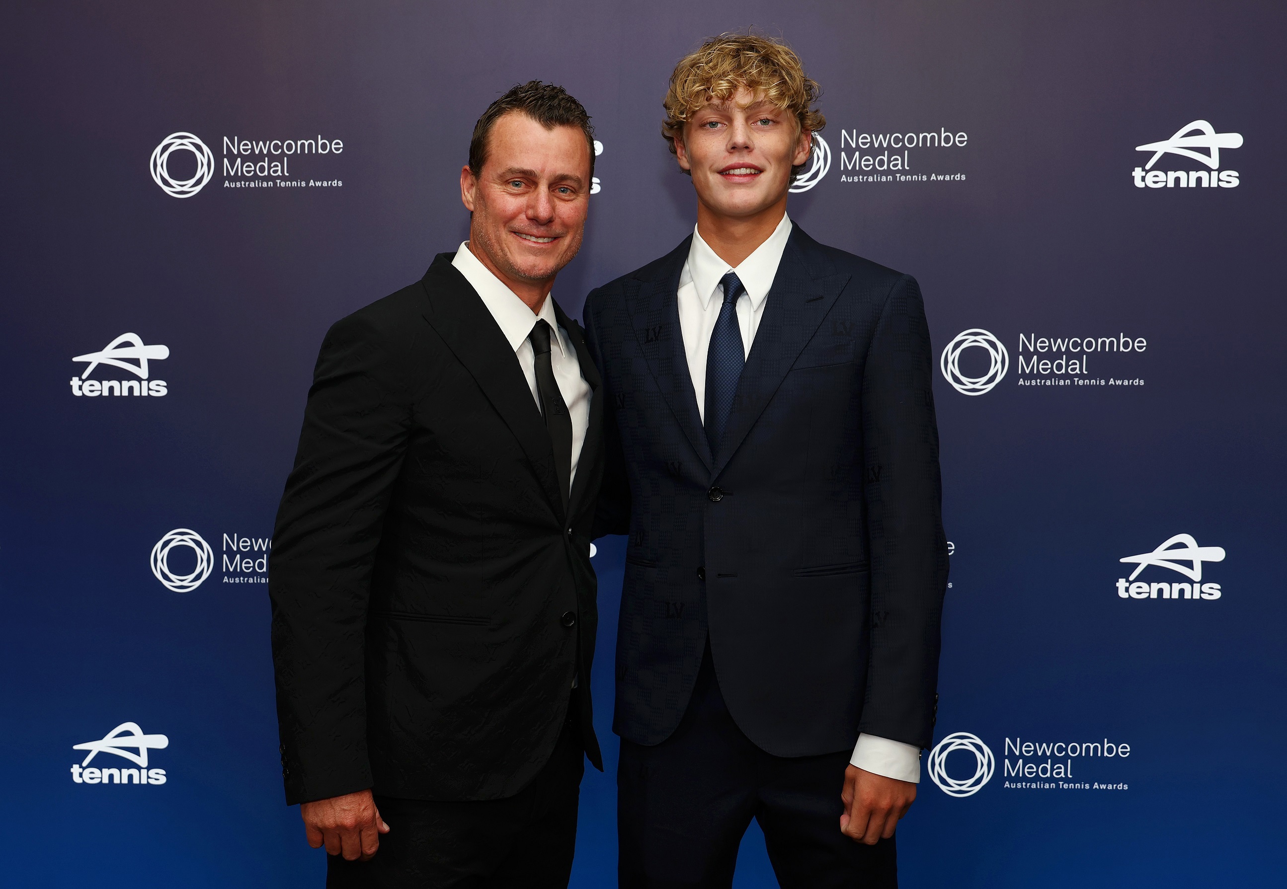 Lleyton and Cruz Hewitt tennis