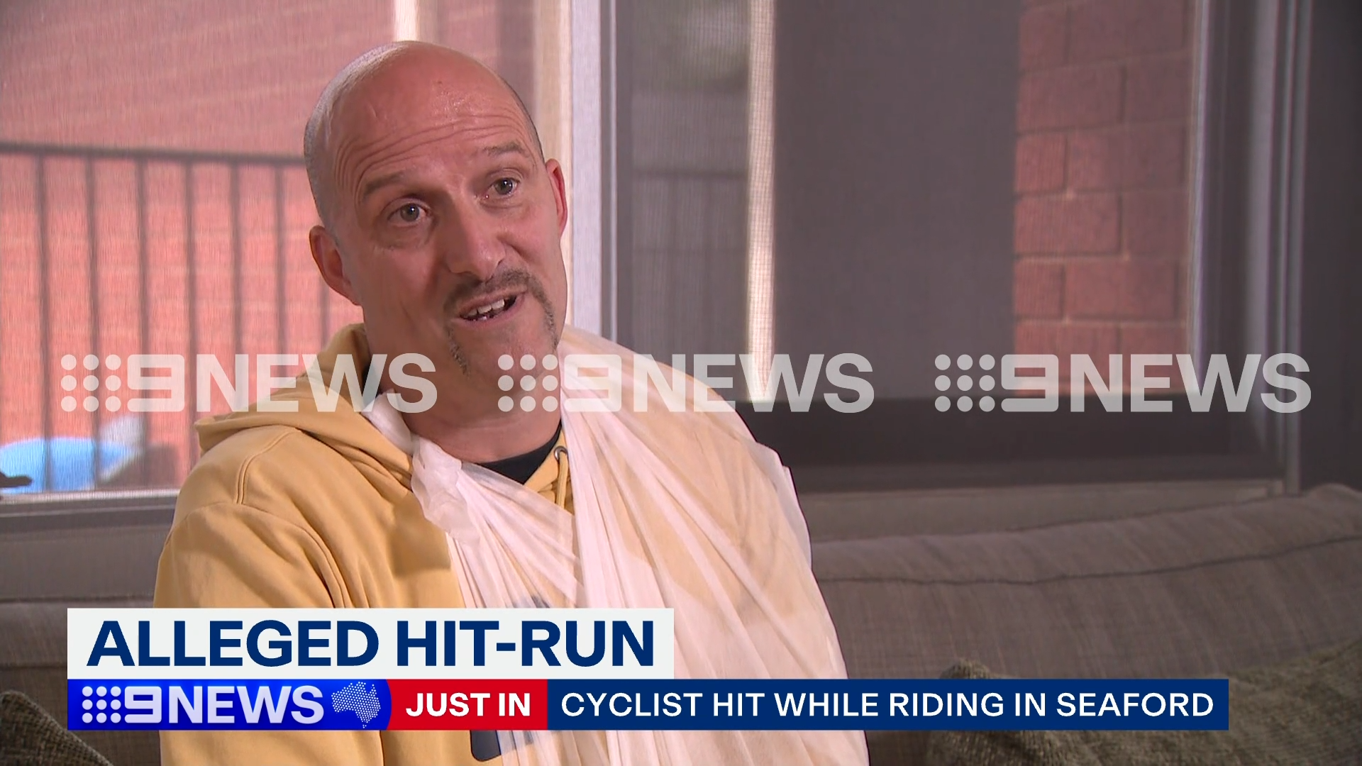 Man charged after cyclist injured in alleged hit-run on Melbourne highway