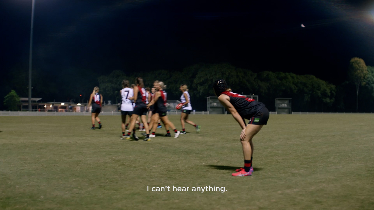 A still from an ad featuring Jamie Howell wearing traditional headgear.