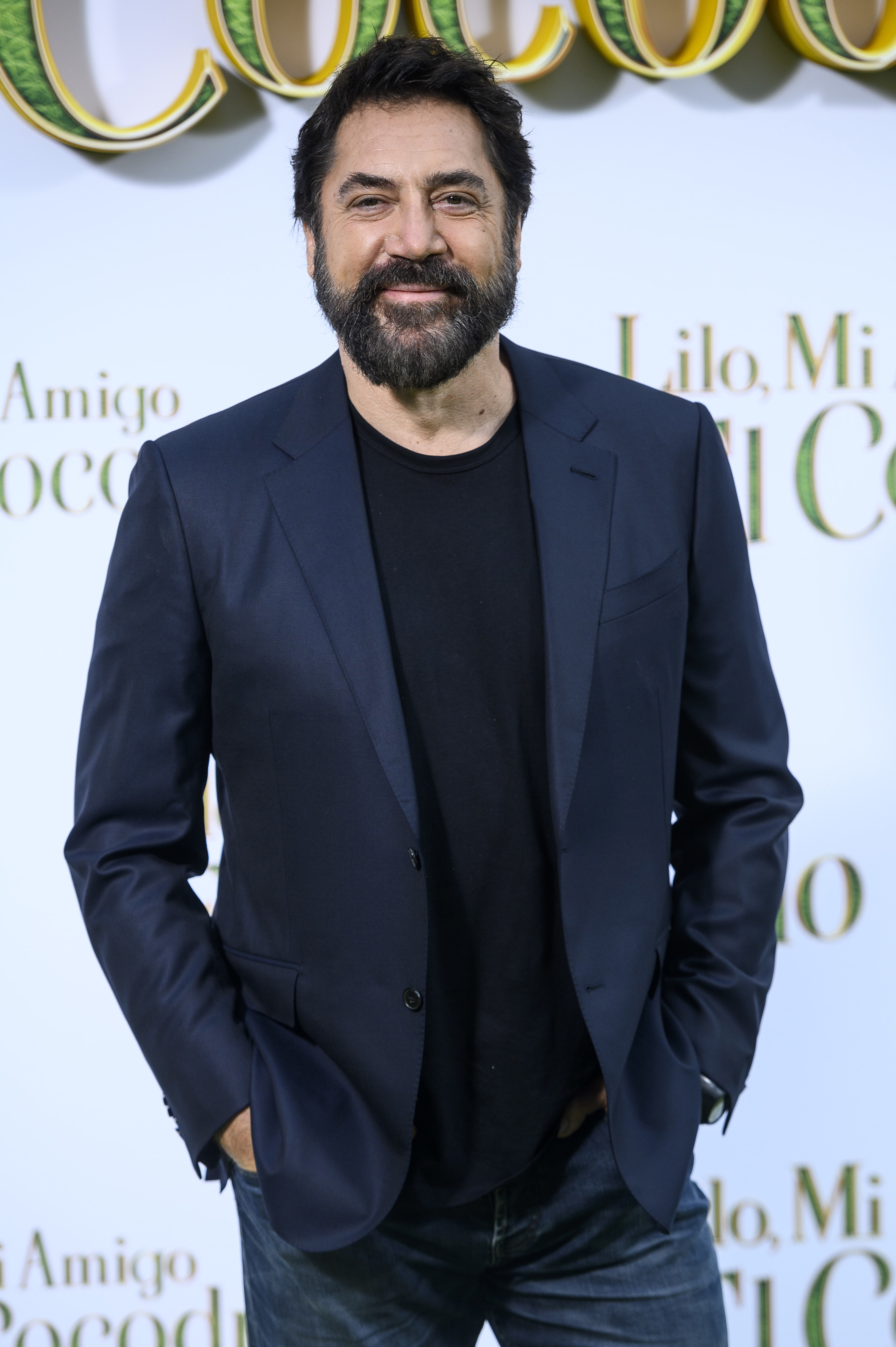Javier Bardem attends the Spanish premiere of Lyle, Lyle, Crocodile on October 6, 2022 in Madrid, Spain. 