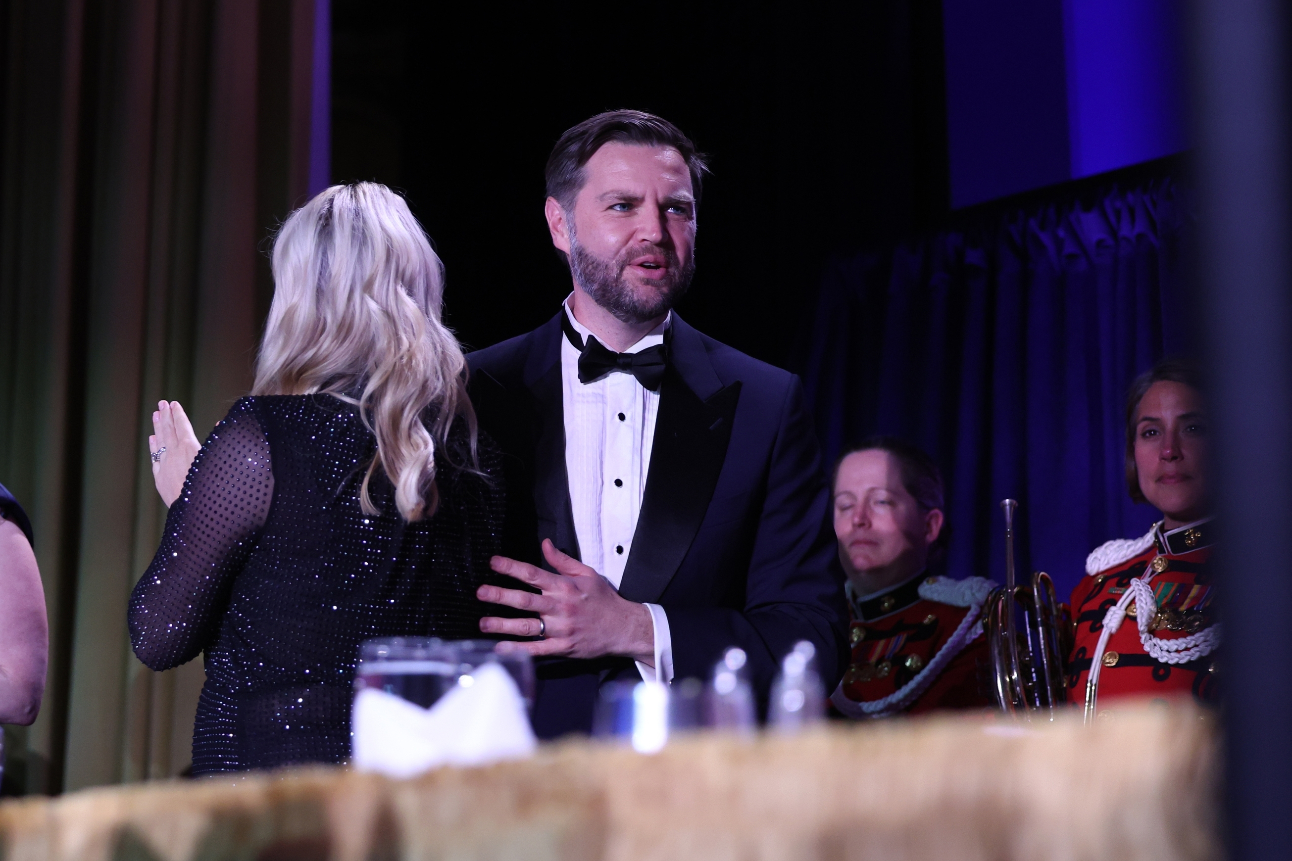 US Vice President JD Vance joined President Trump for the correnspondents' dinner.