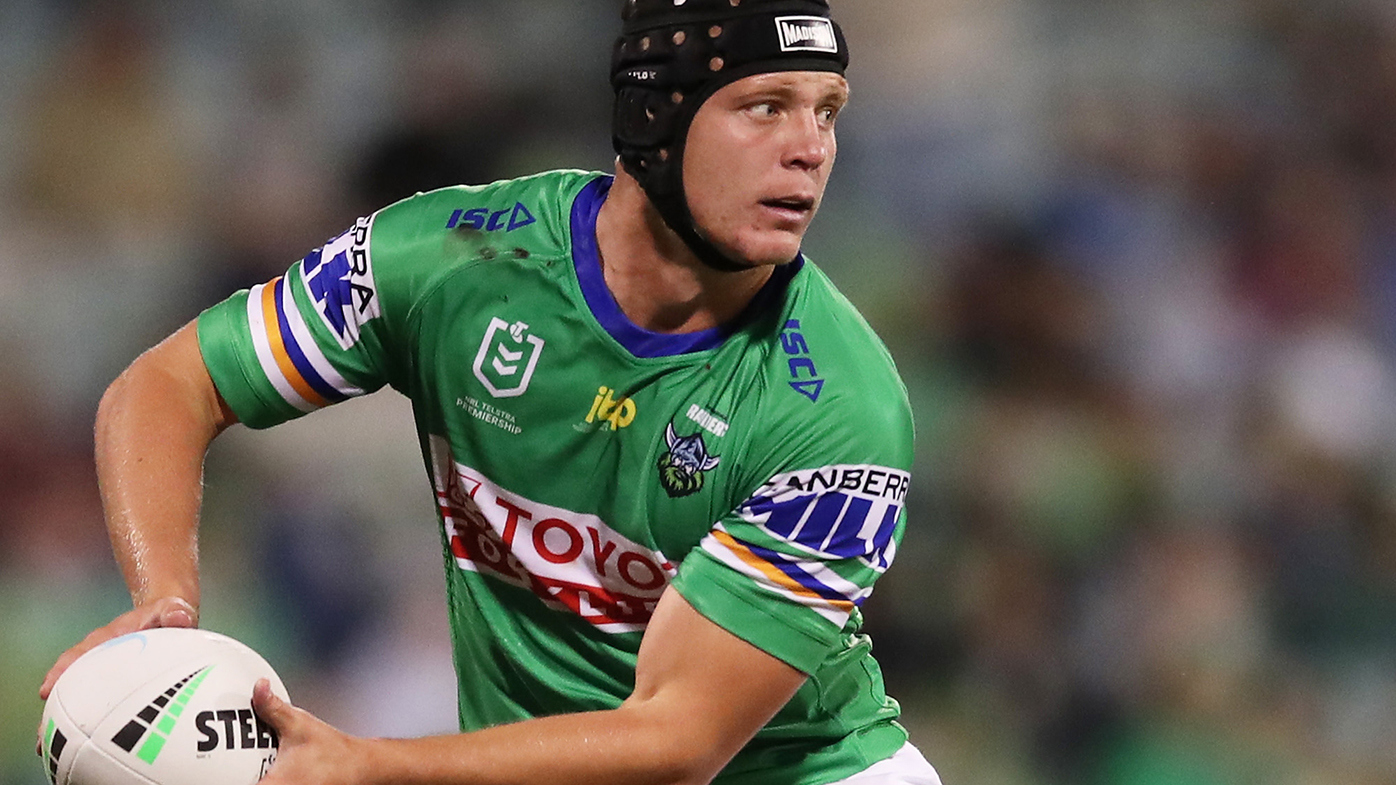 Canberra's Brad Schneider in action.