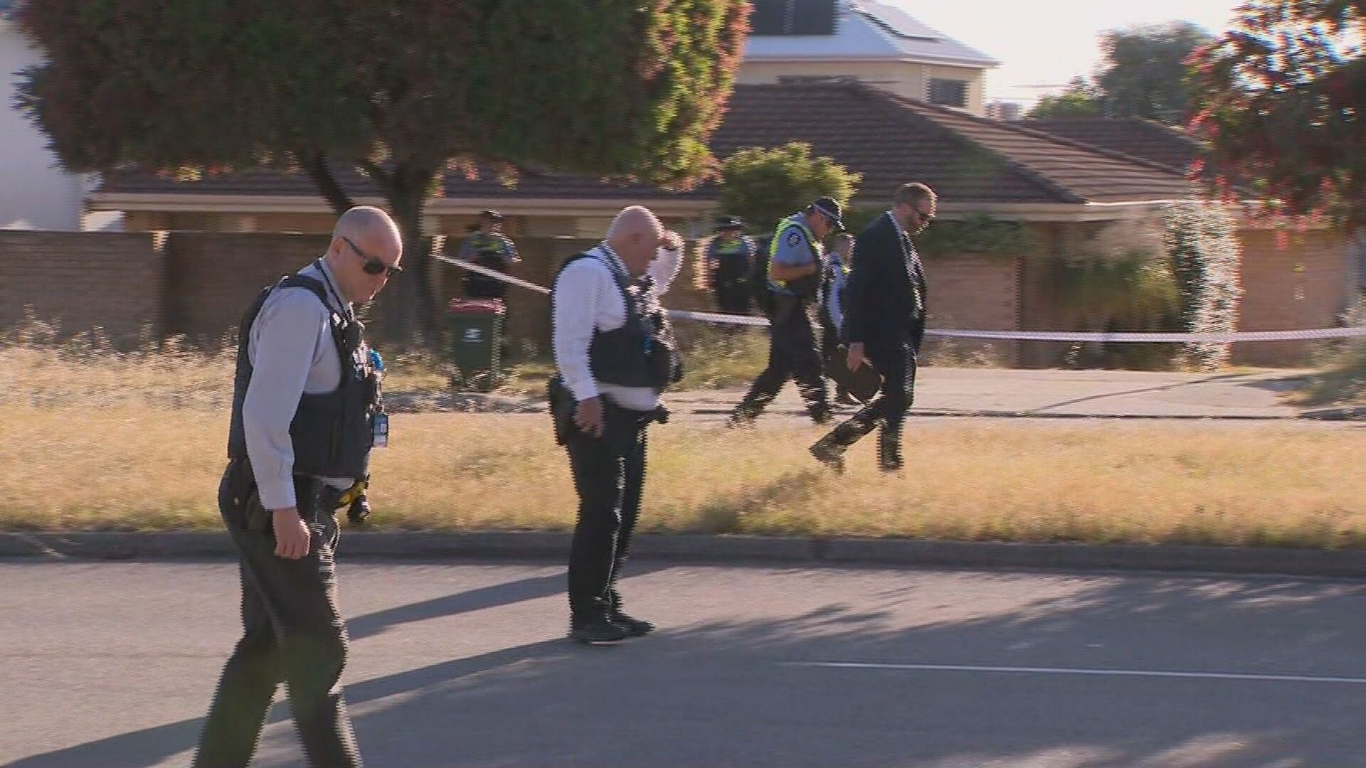 Homicide police are investigating after a woman's body was found on a Balcatta road in Perth's north.Police suspect a 48-year-old woman hit by a car and left for dead.
Security cameras captured a group of people one street away at about 1am today at the same time the body was found.