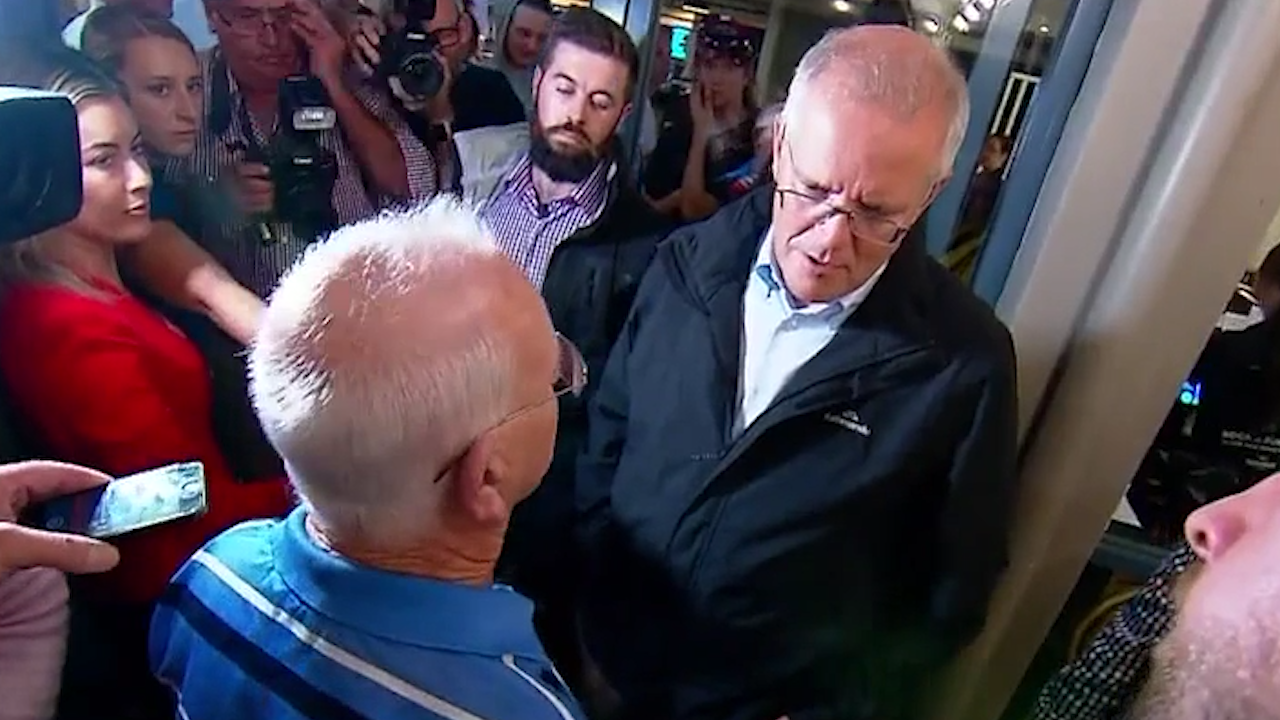 The Newcastle pensioner said he was sober but fed up with being ignored by the government for years.