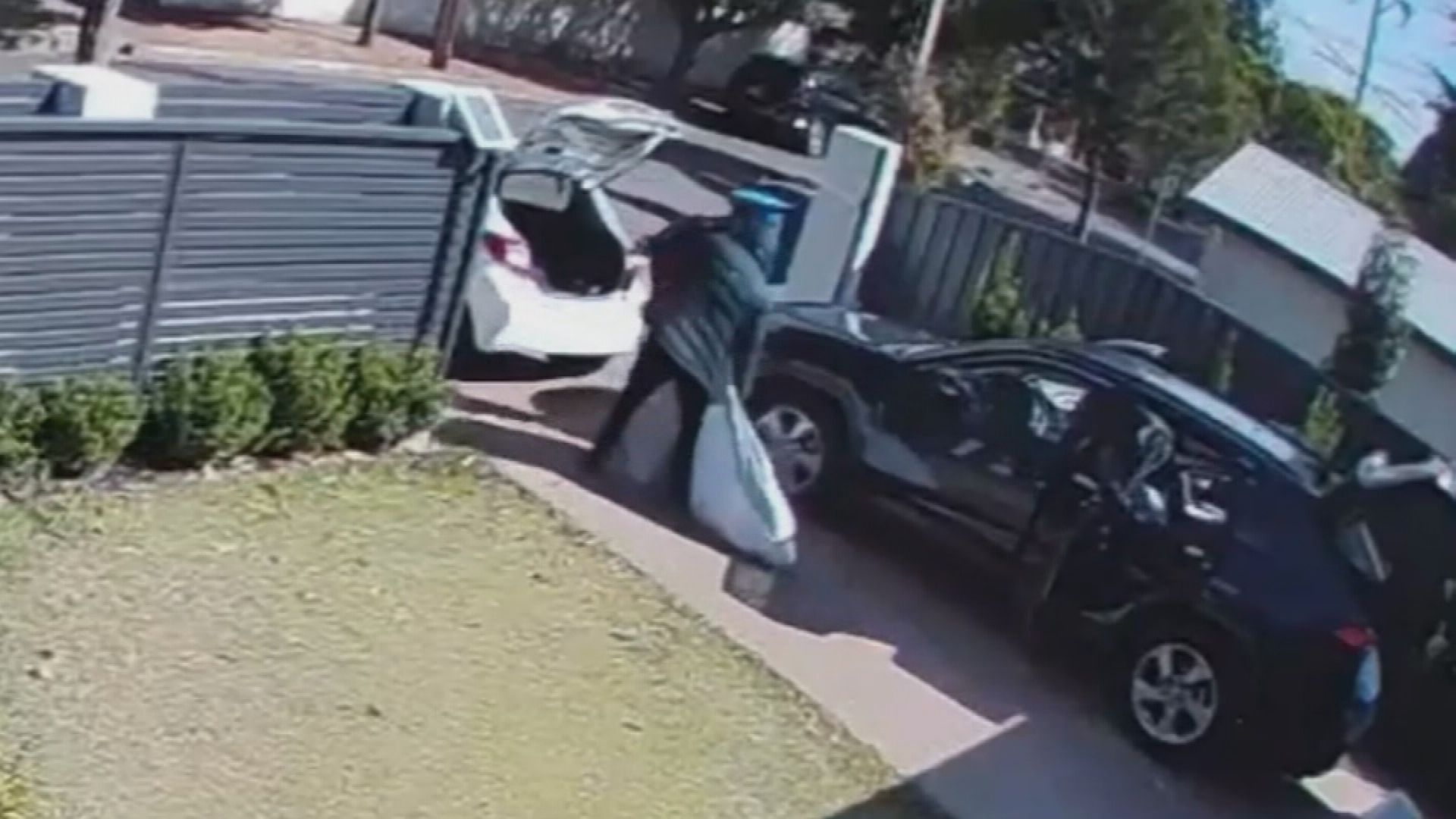 The thieves drove away with thousands of dollars worth of the 5AA presenter's belongings, and they're still on the run.