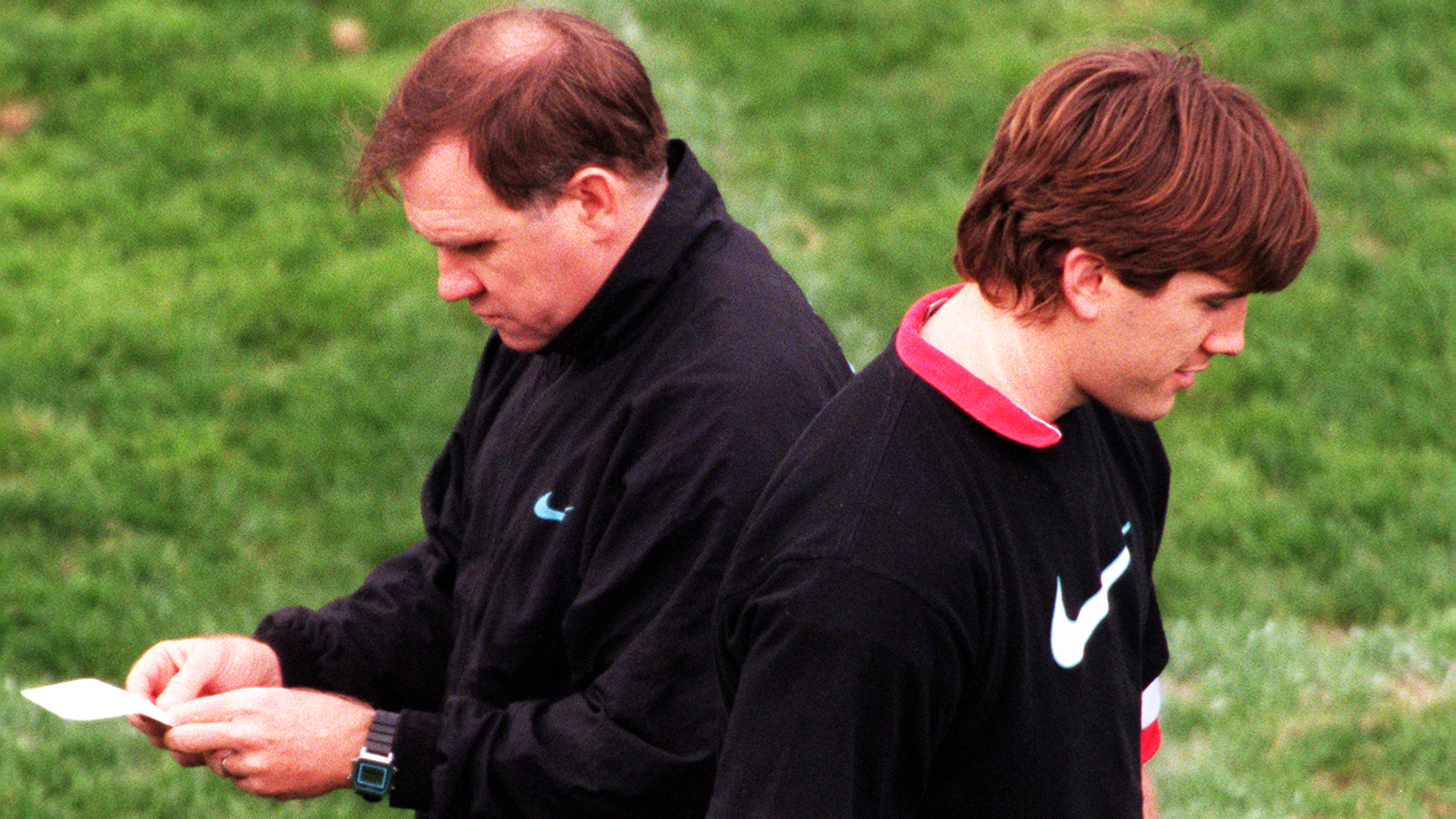 John Lang coached his son Martin at both the Sharks and the Panthers. Pic: Craig Golding