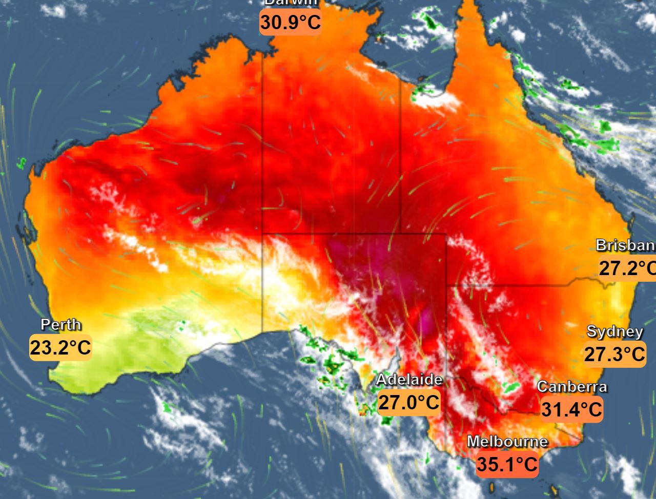 Heatwave warning for south-east Australia