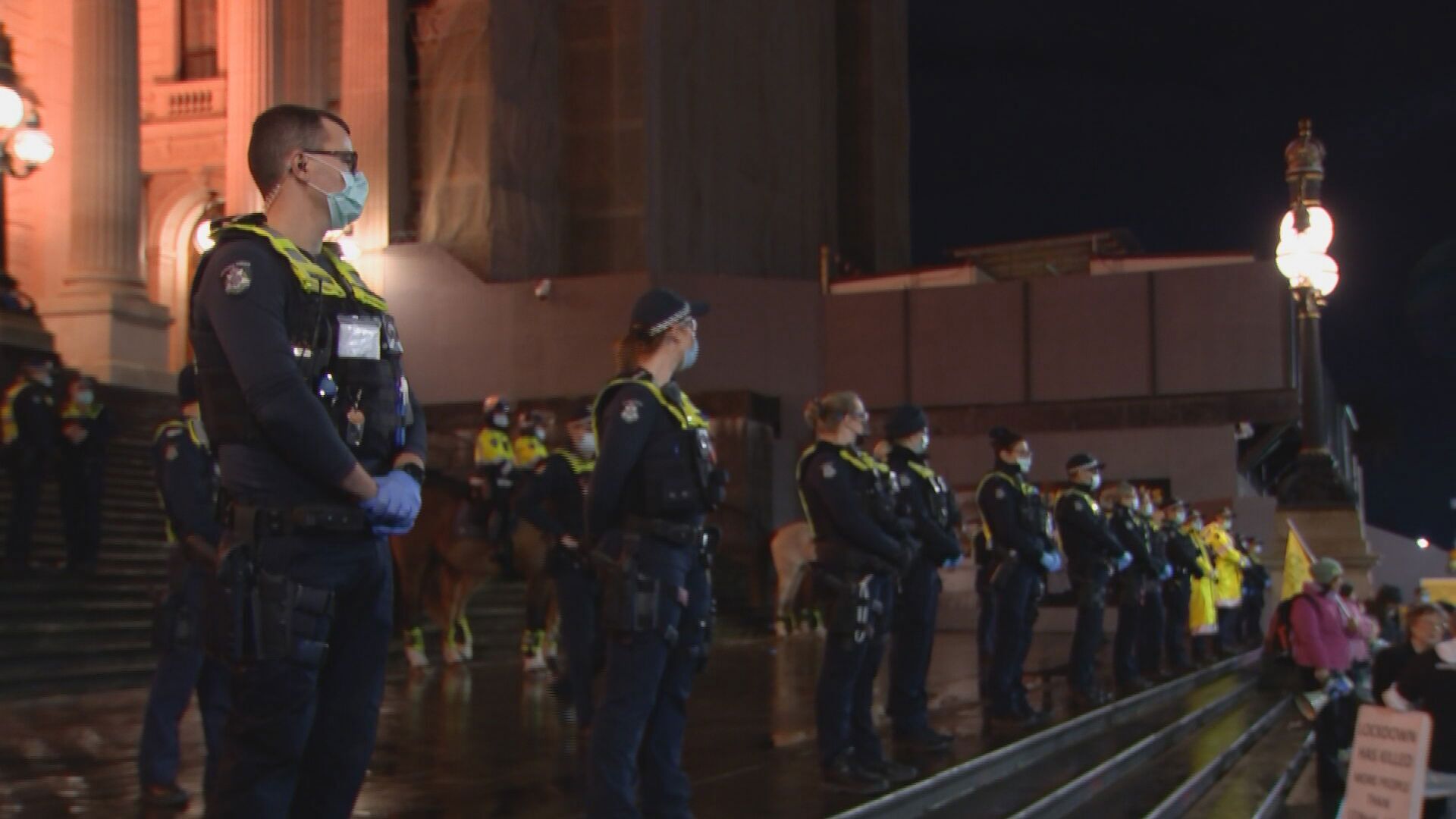 Flinders Street protests