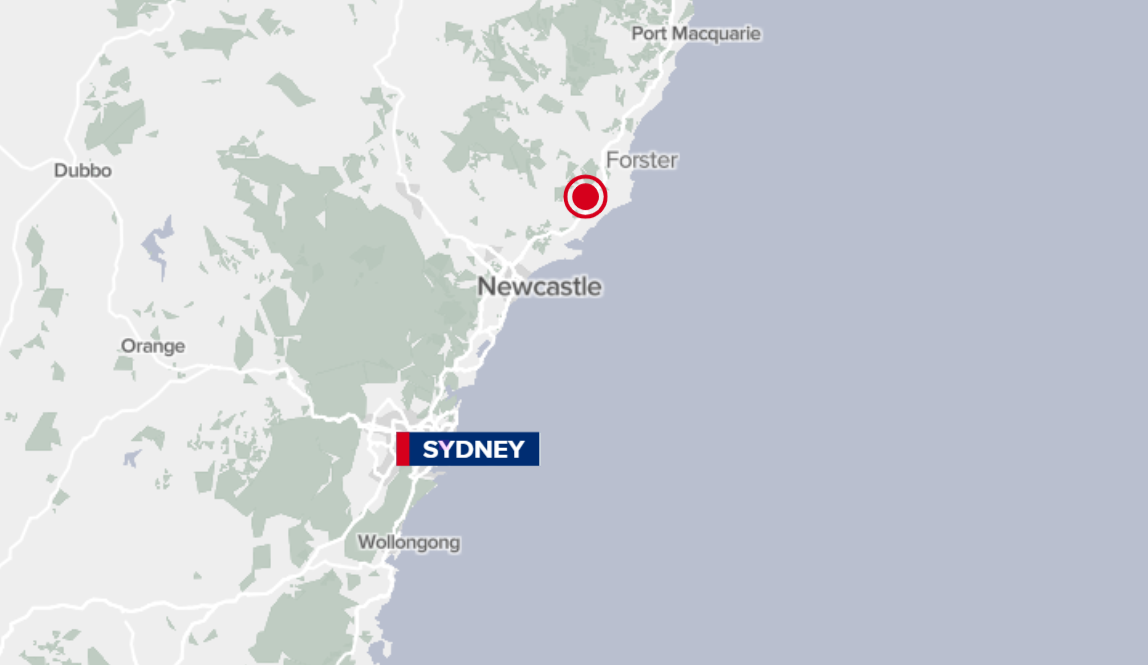 Cyclist dies after being hit by a truck north of Sydney