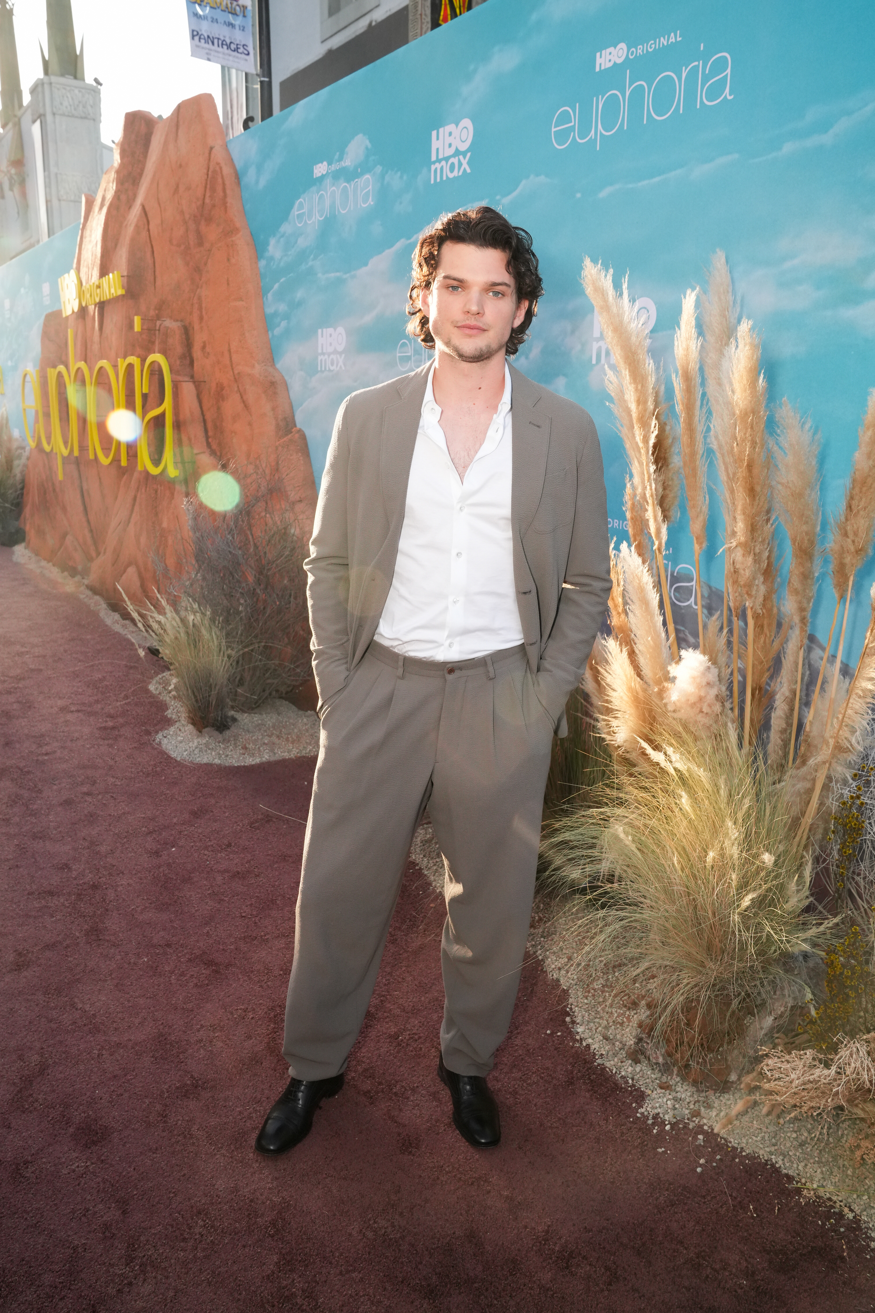 Homer Gere attends Los Angeles Red Carpet Premiere of HBO Original Drama Series EUPHORIA at TCL Chinese Theatre on April 07, 2026 in Hollywood, California. 