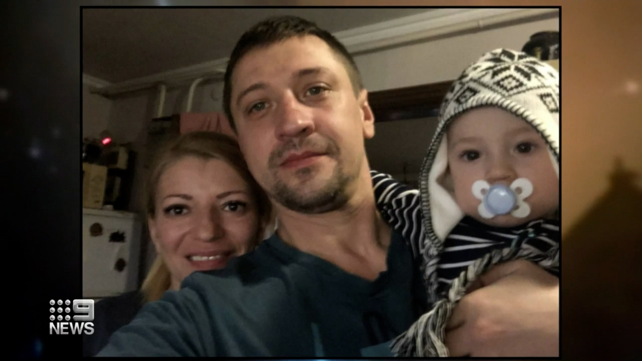 Ira was forced to leave her husband in Ukraine and flee with their baby to Poland, where Jason Marrable was waiting to bring her back home. 